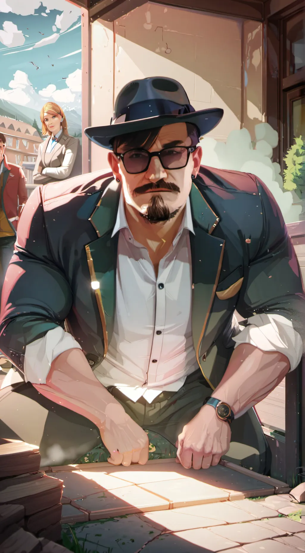 ai character: Zach background