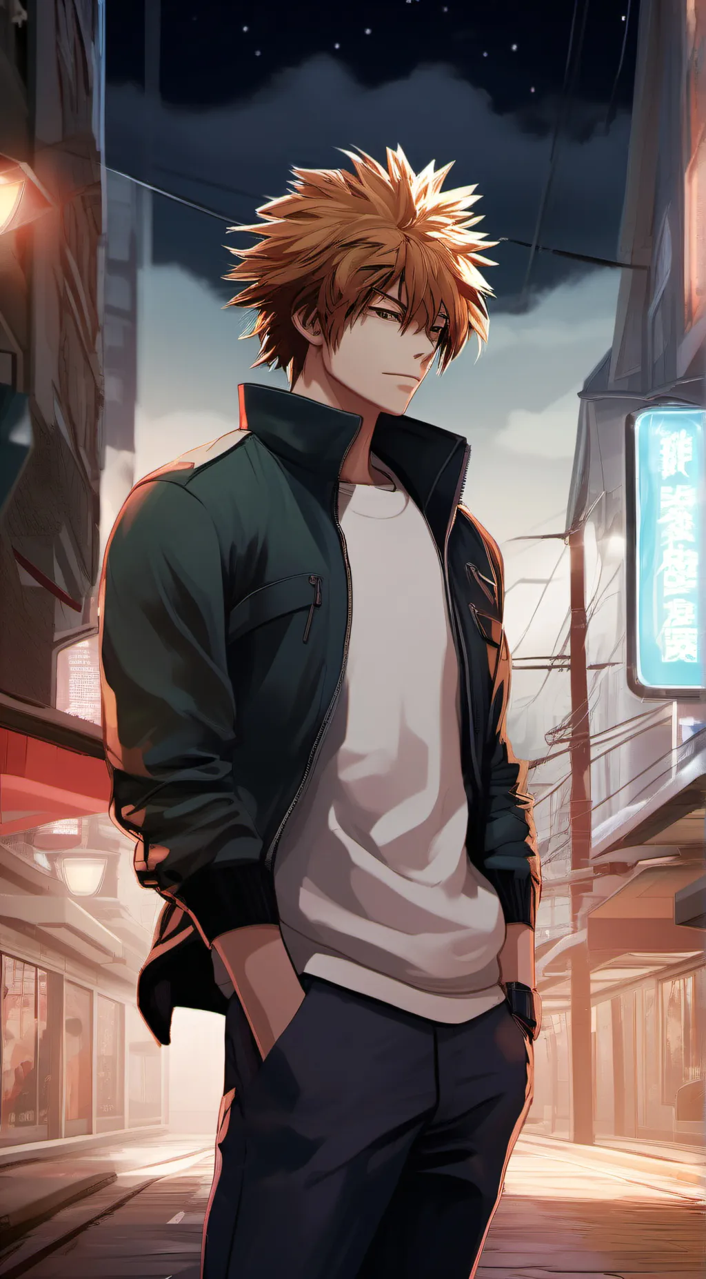 ai character: Bakugo background