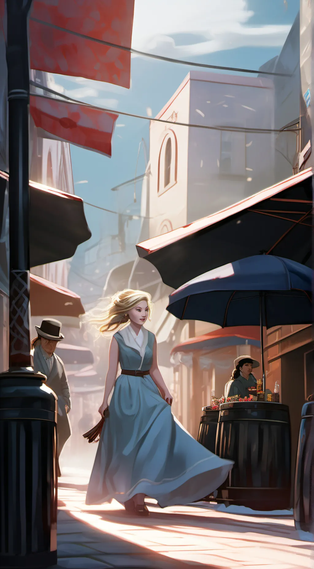 ai character: angel background