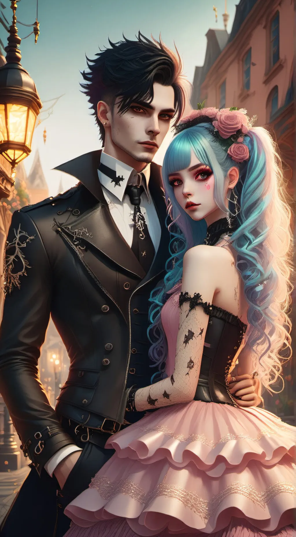 ai character: Ezra & Molly background