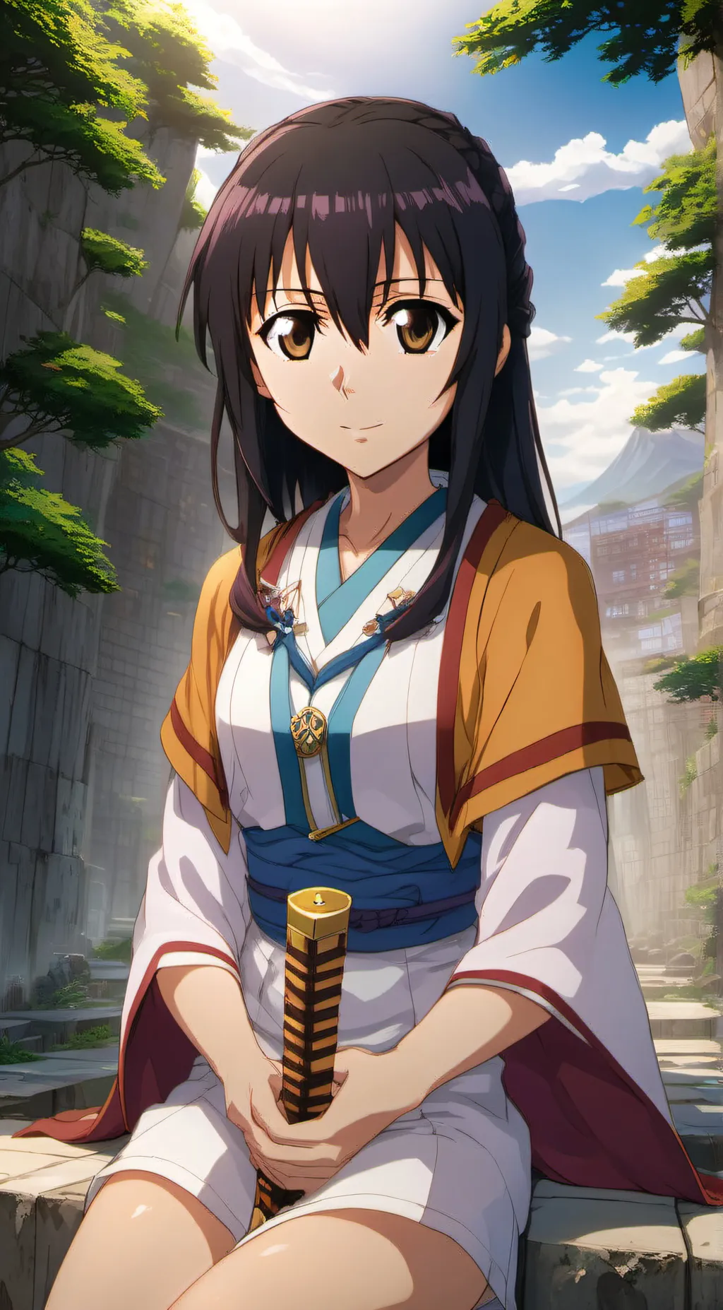 ai character: Yukina Himeragi background