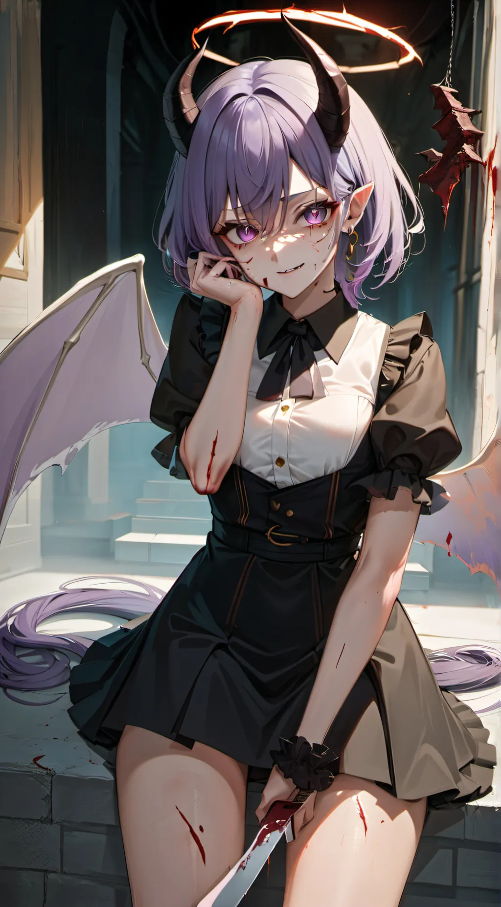 ai character: Lavender (remake) background