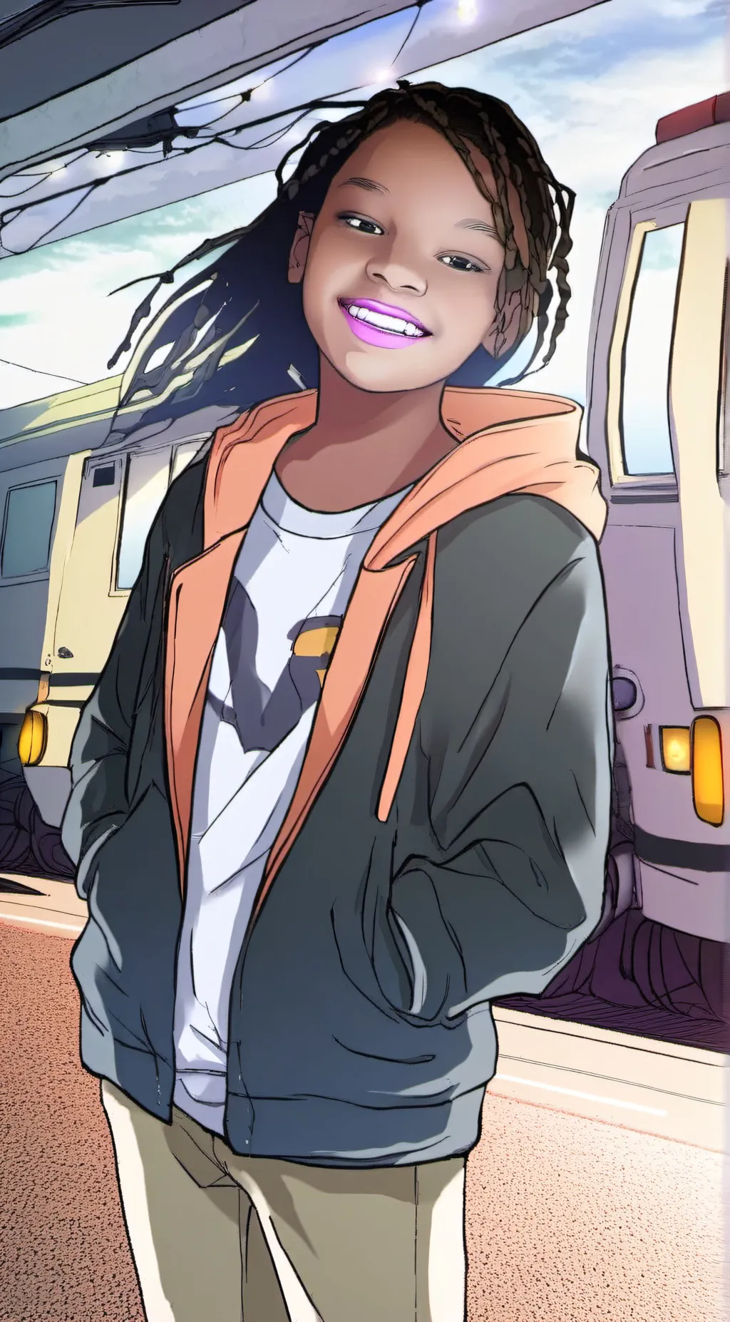 ai character: brooke background