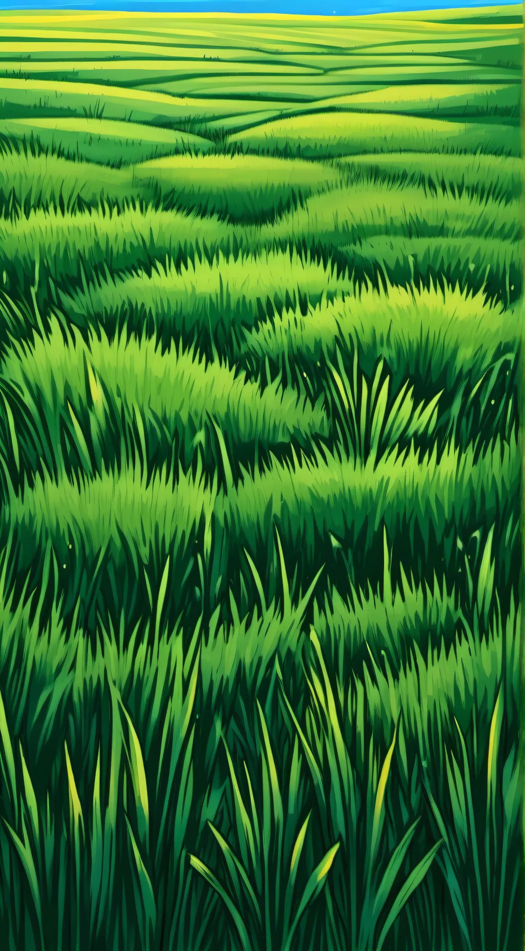 ai character: Grass background