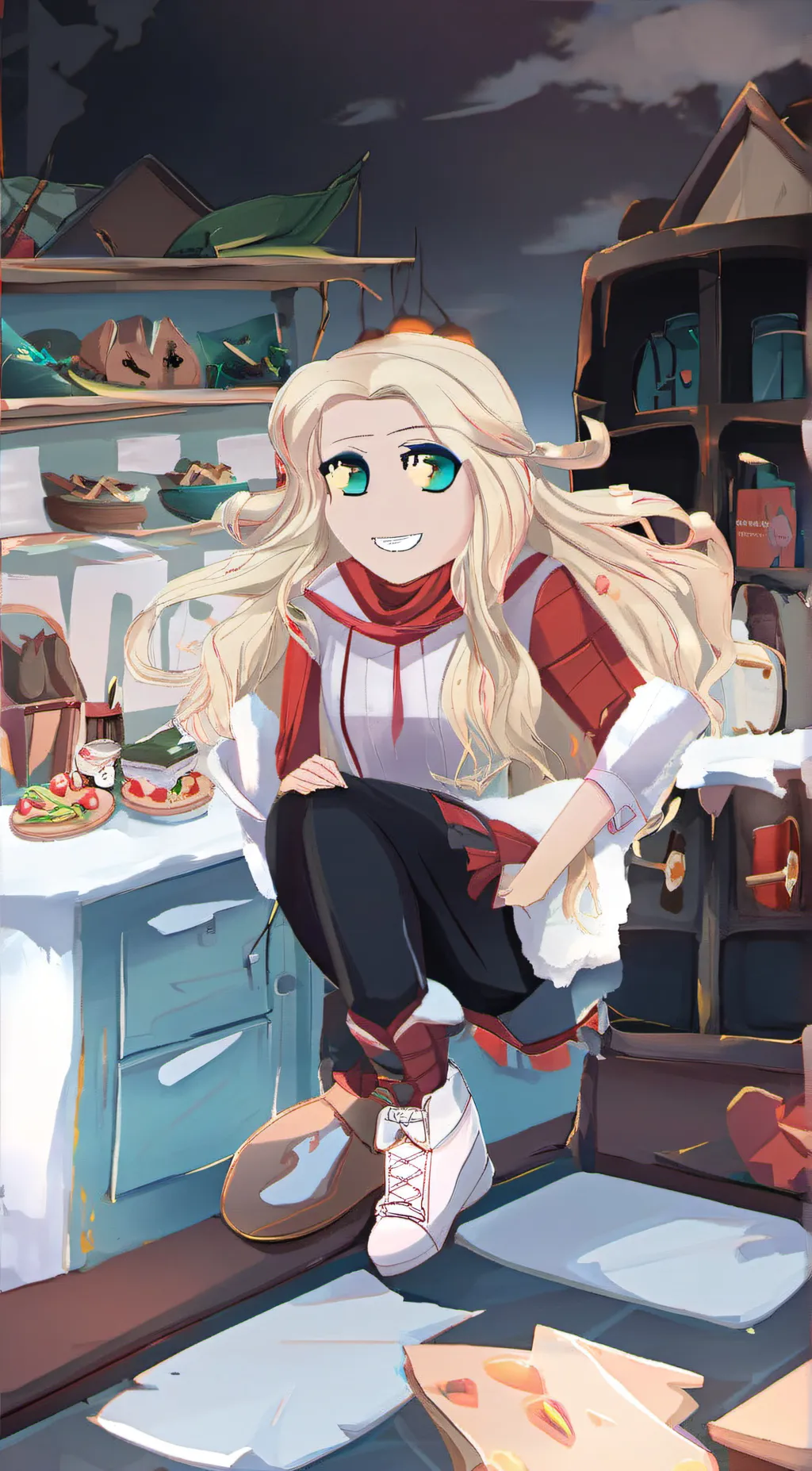 ai character: lilly background