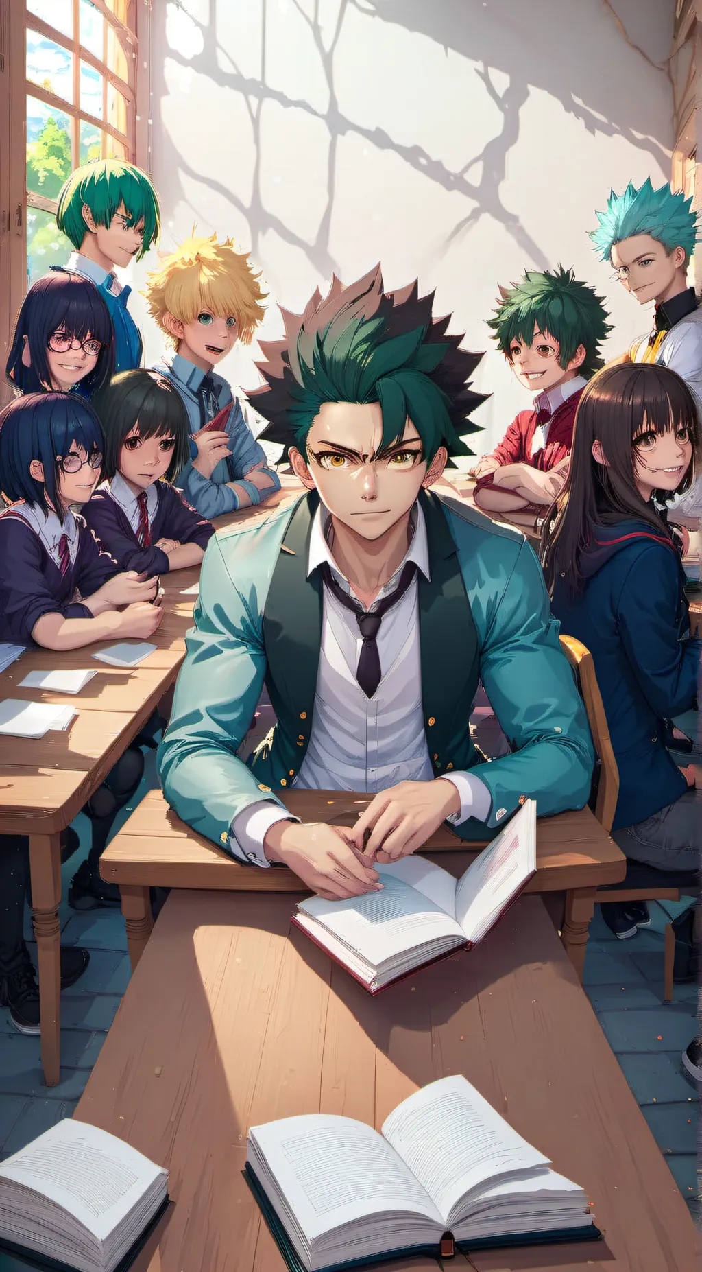 ai character: MHA background