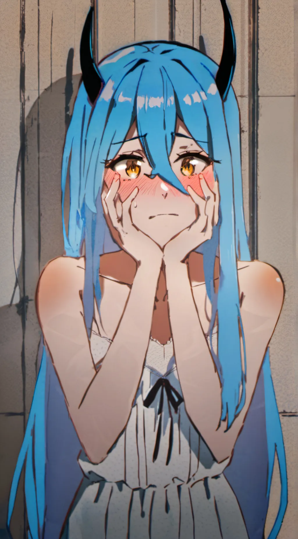 ai character: Sapphire background