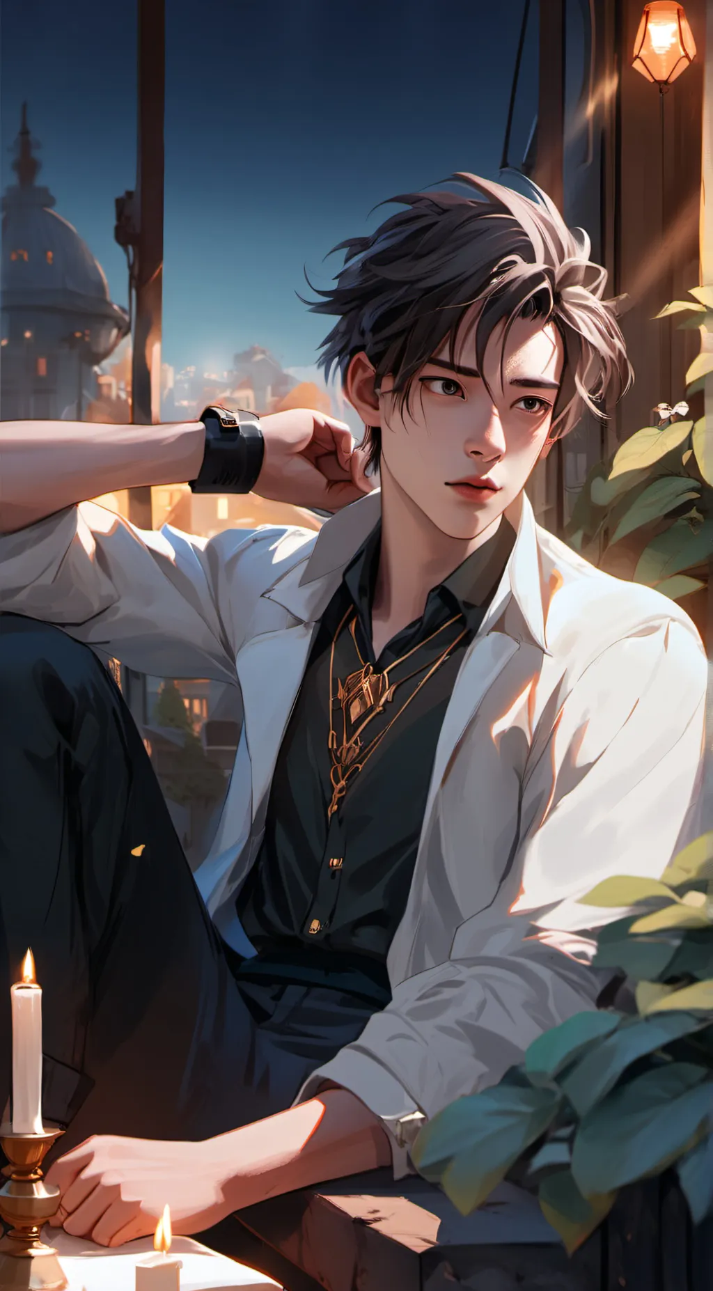 ai character: Lucas background