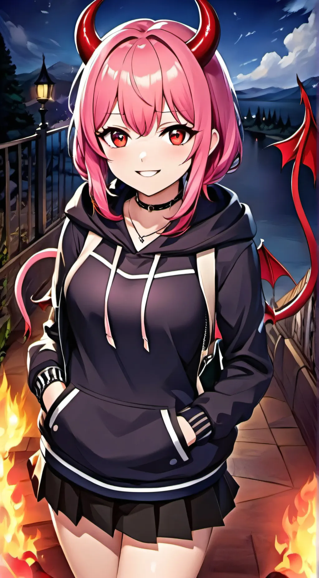 ai character: Ashley background