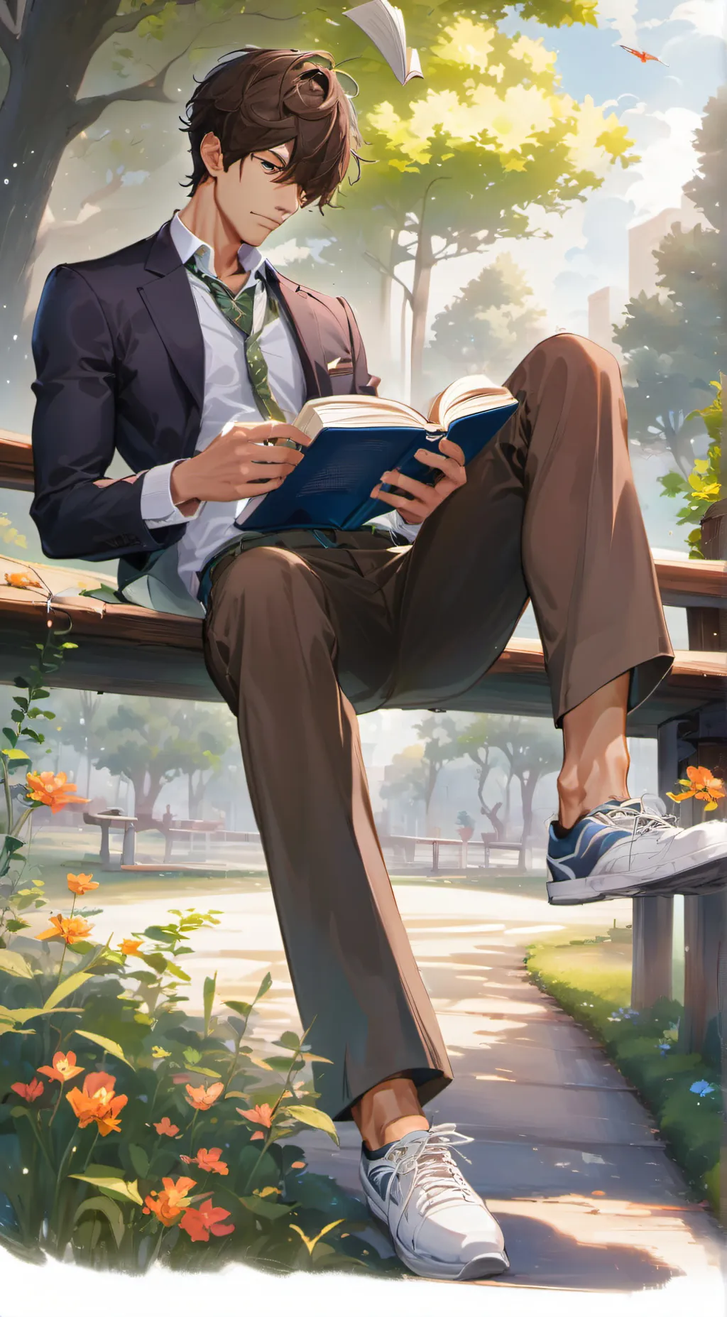 ai character: Adrian background