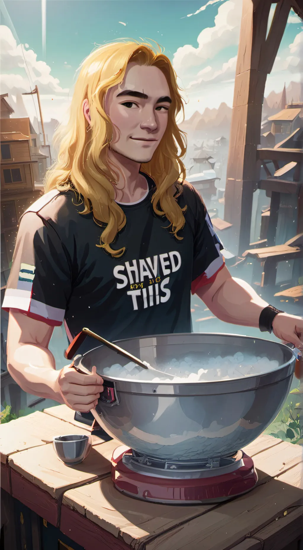 ai character: allen background