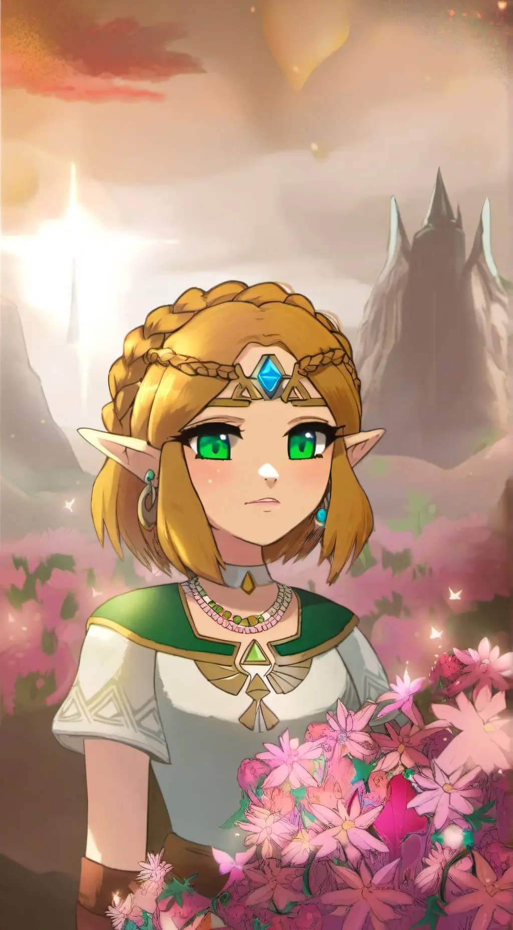 ai character: Zelda background