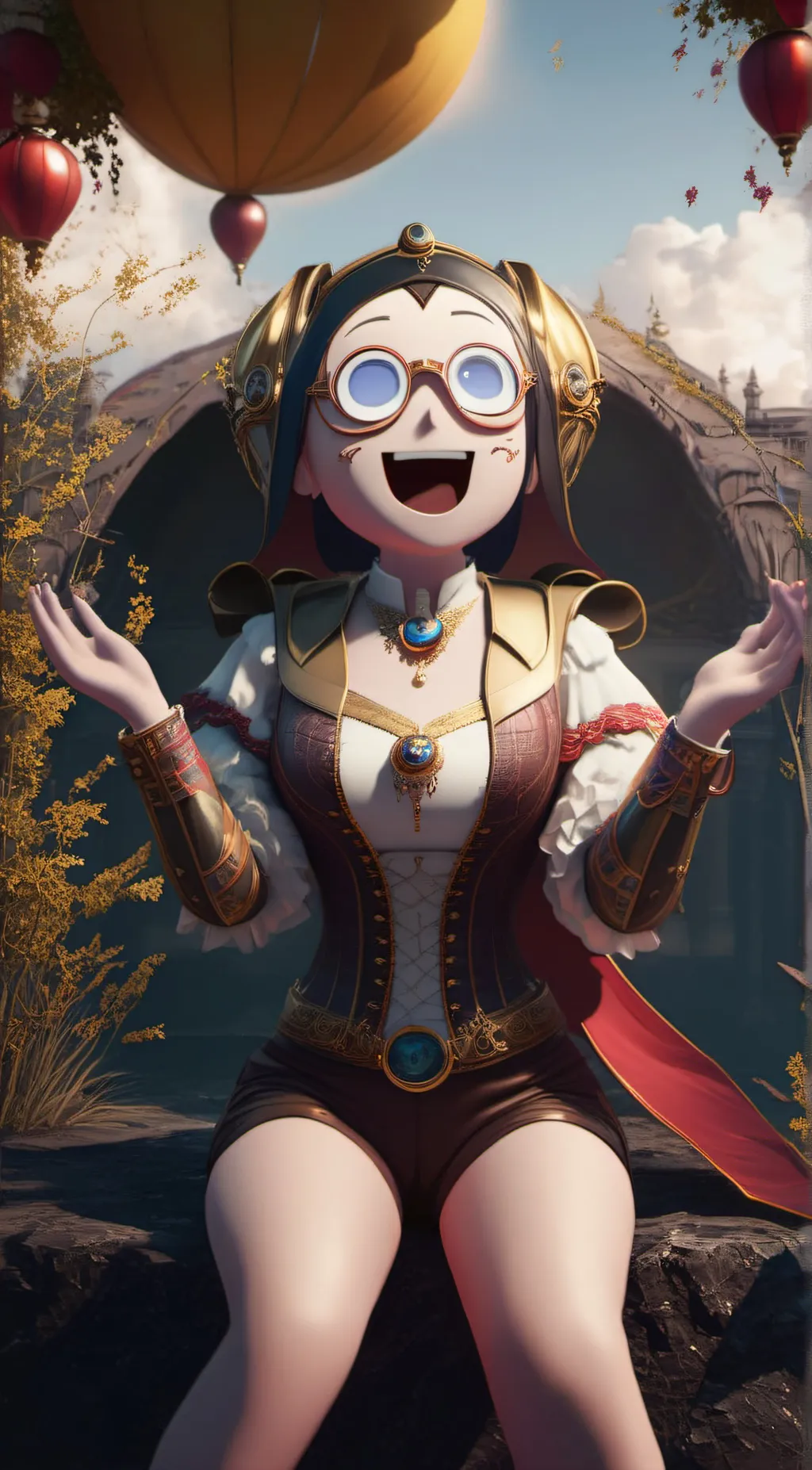 ai character: pomni up pl background