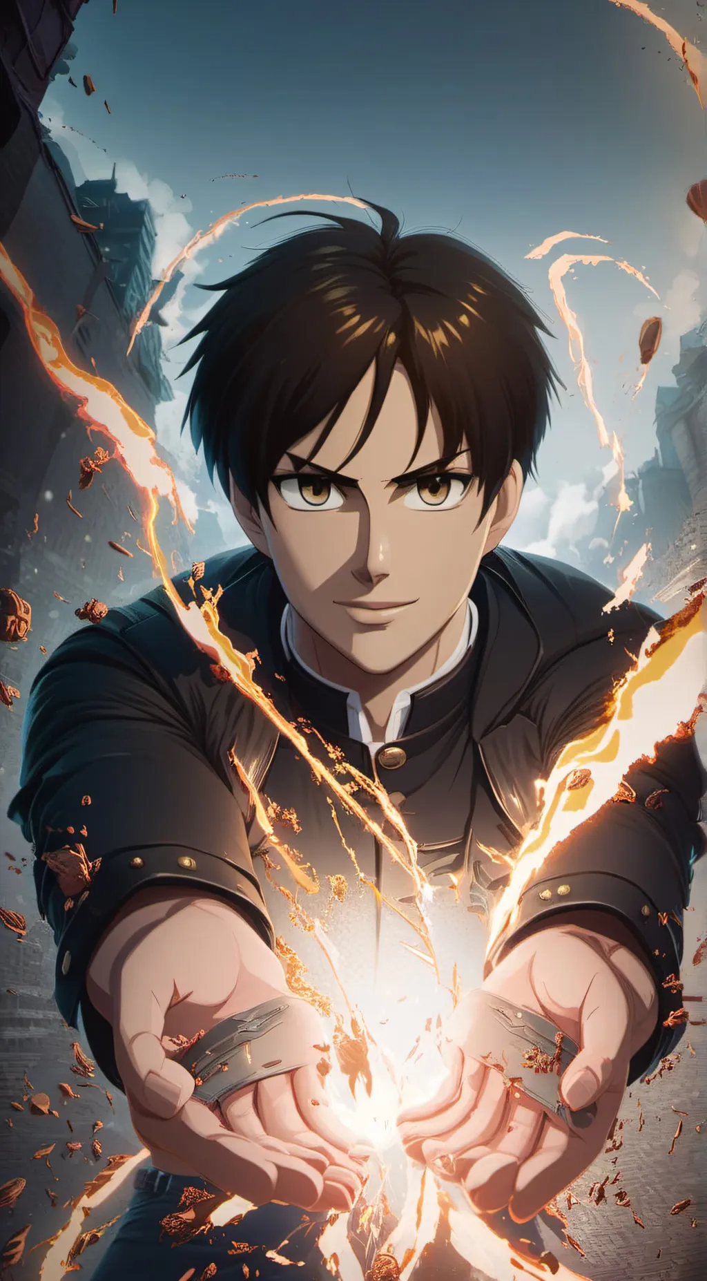 ai character: AOT background