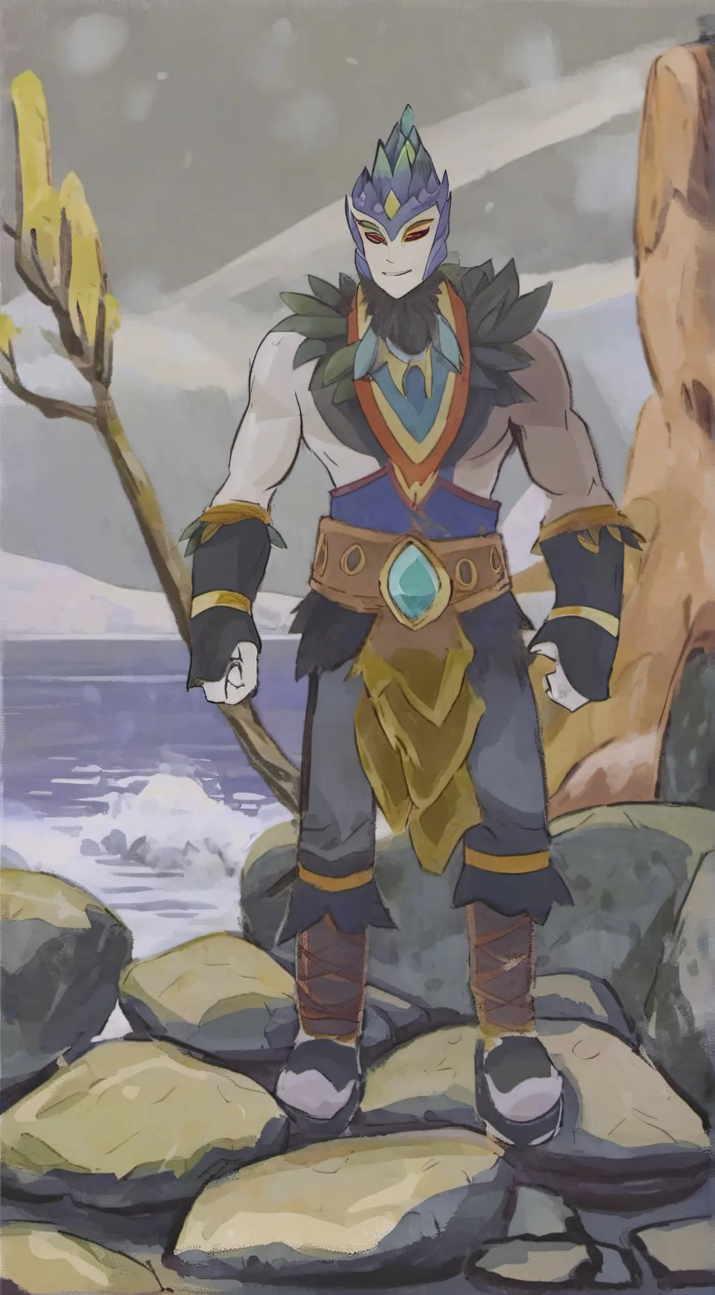 ai character: Agrom background