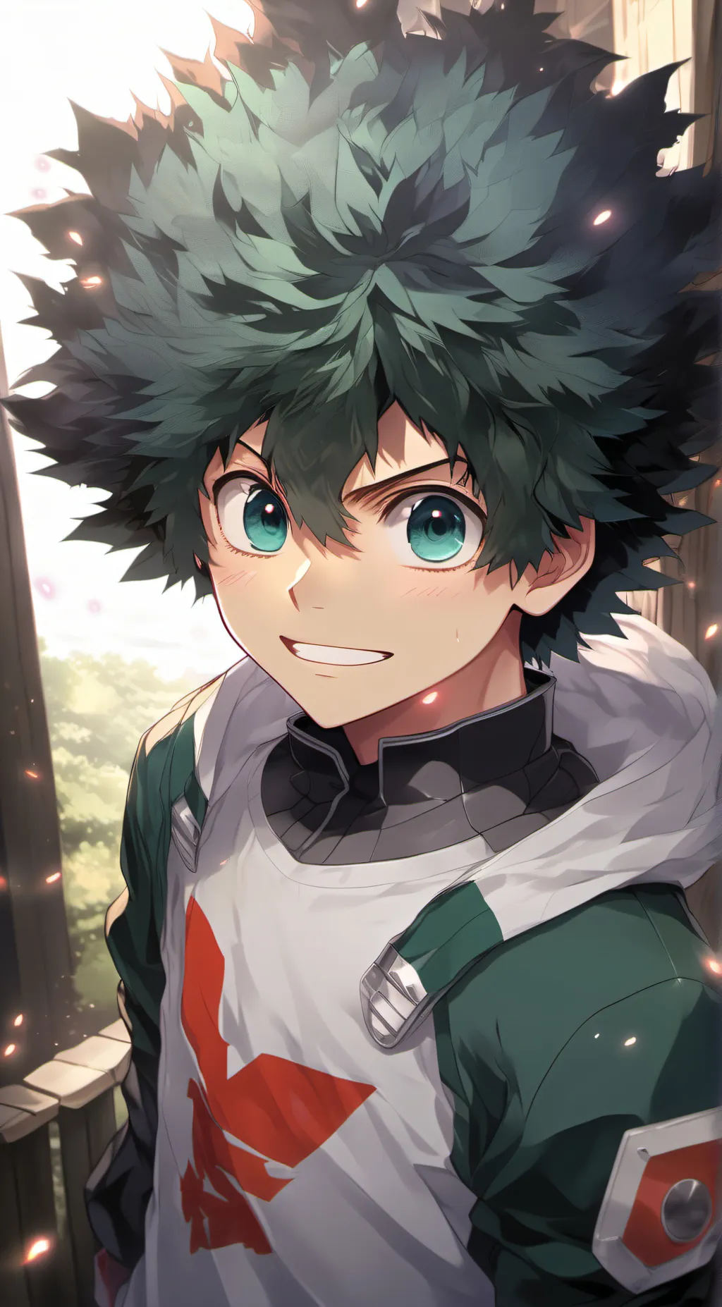 ai character: Izuku Midoriya  background