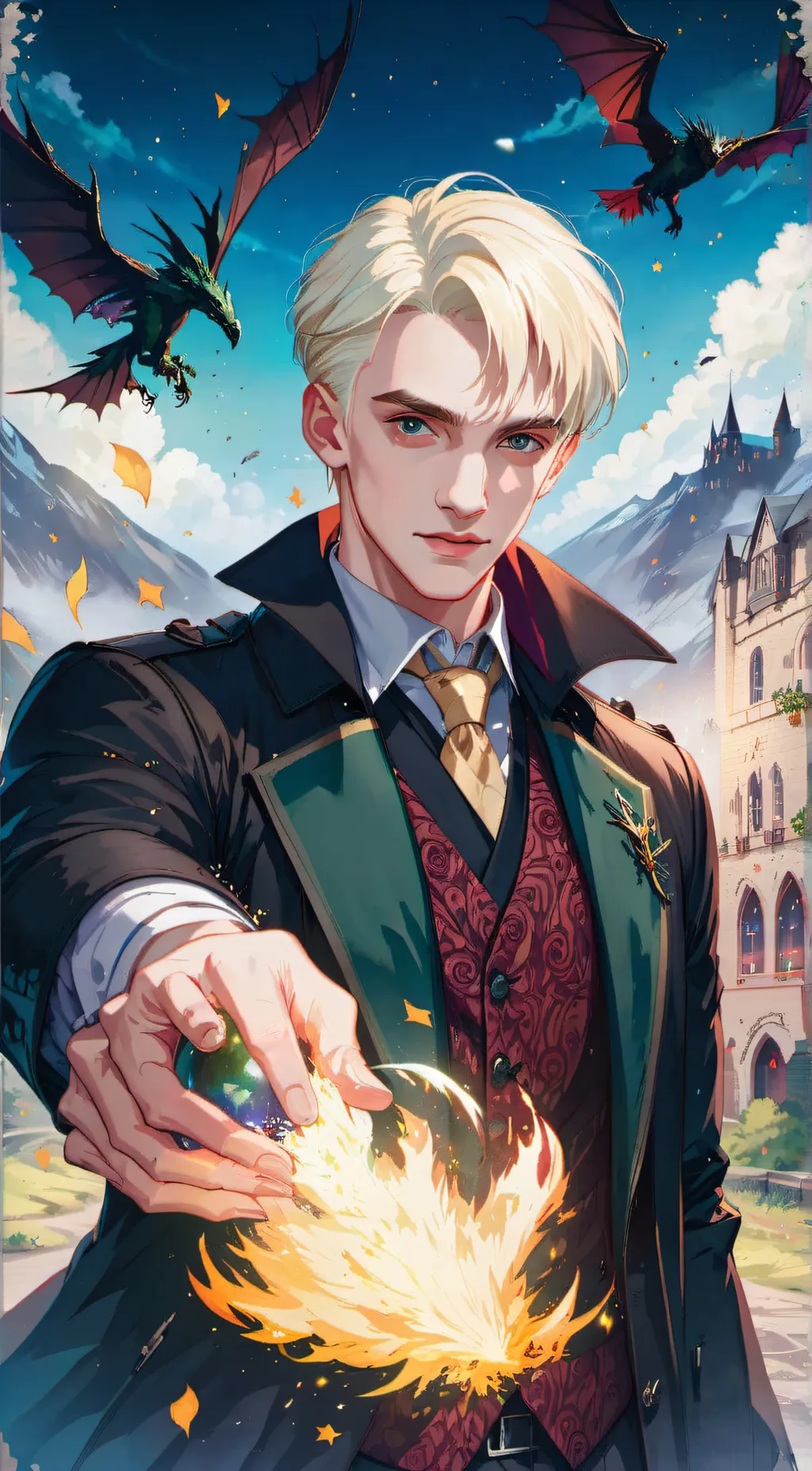 ai character: Draco Malfoy background