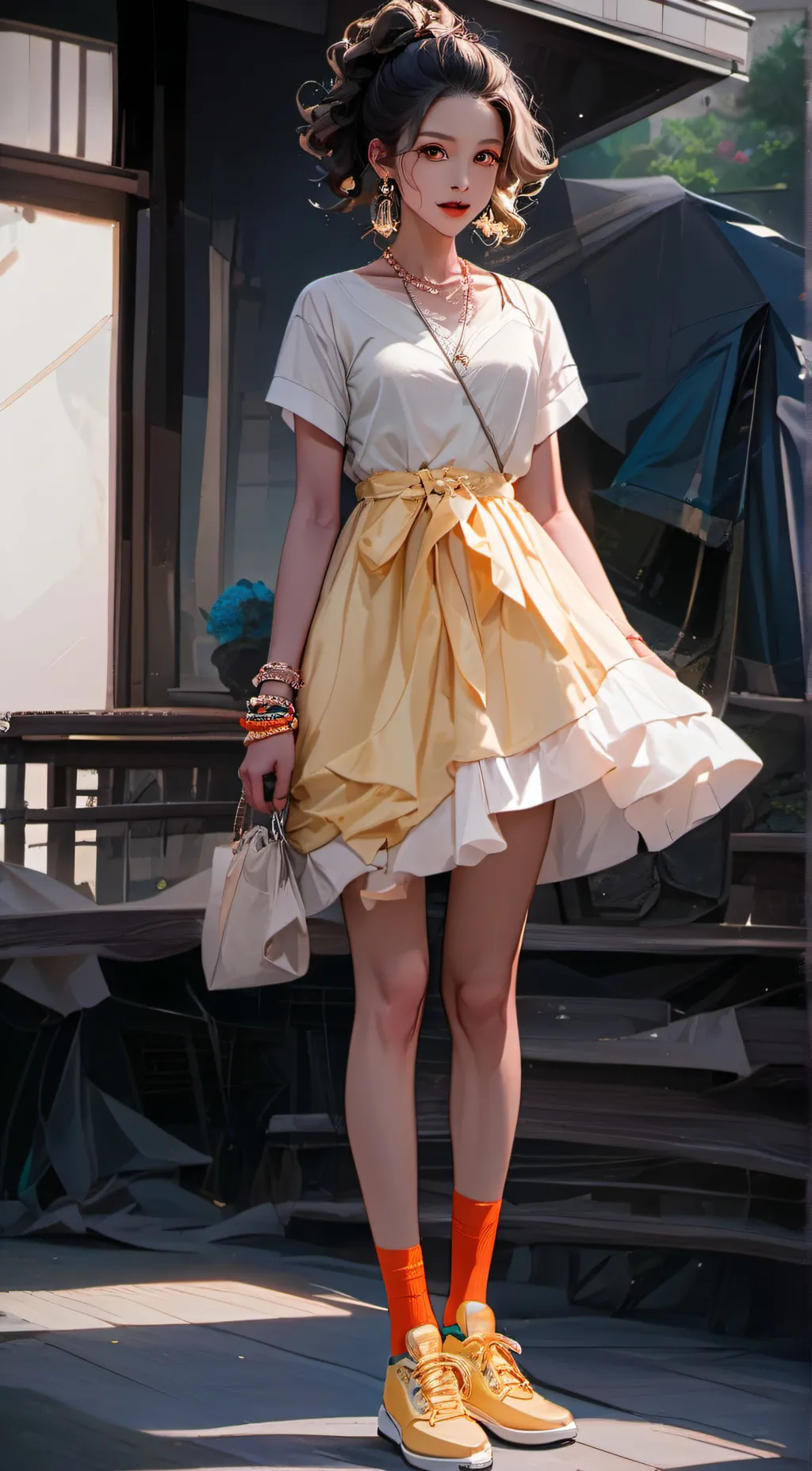 ai character: Angelina background