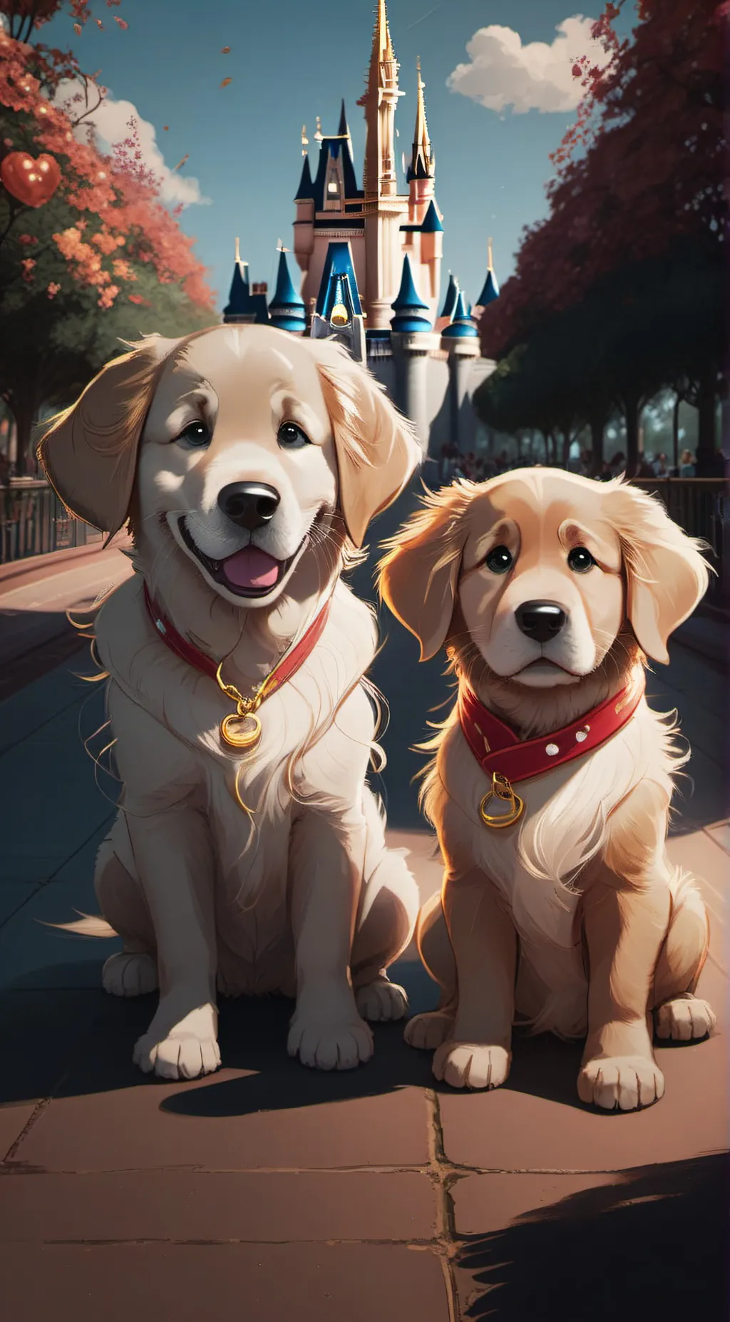 ai character: Sphoie and Rosie background
