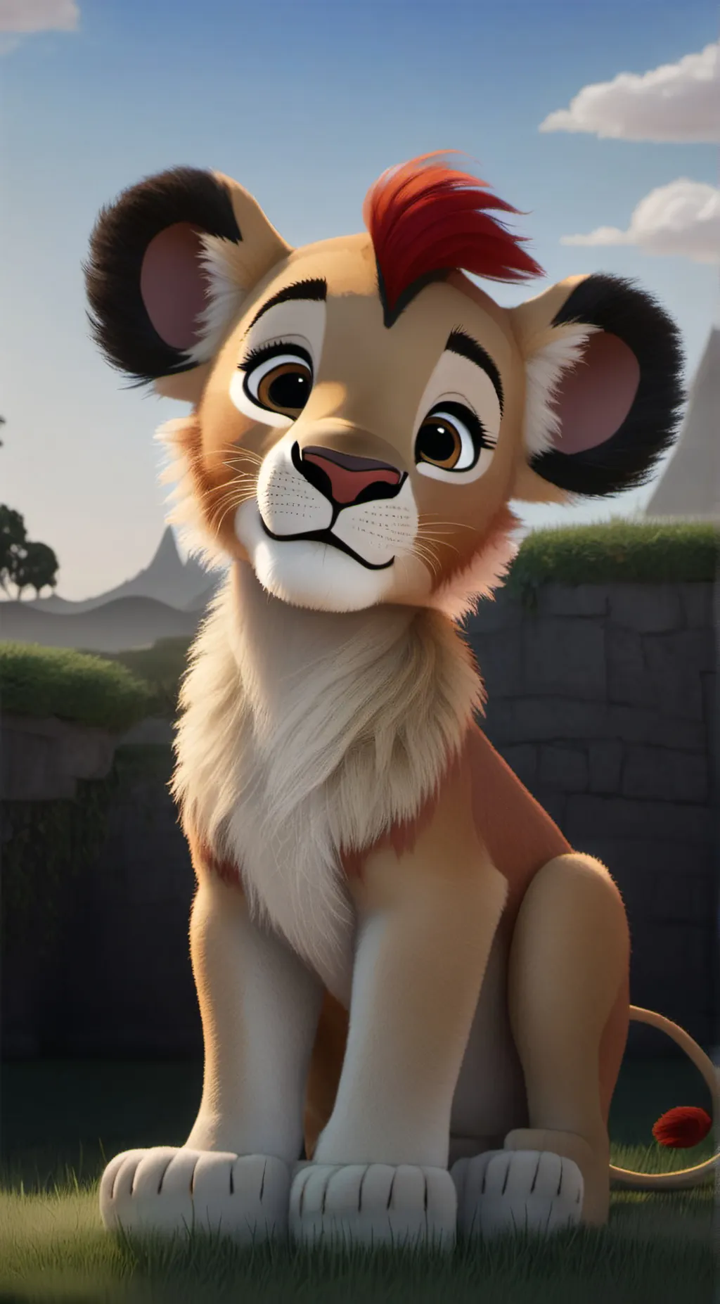 ai character: kion  background