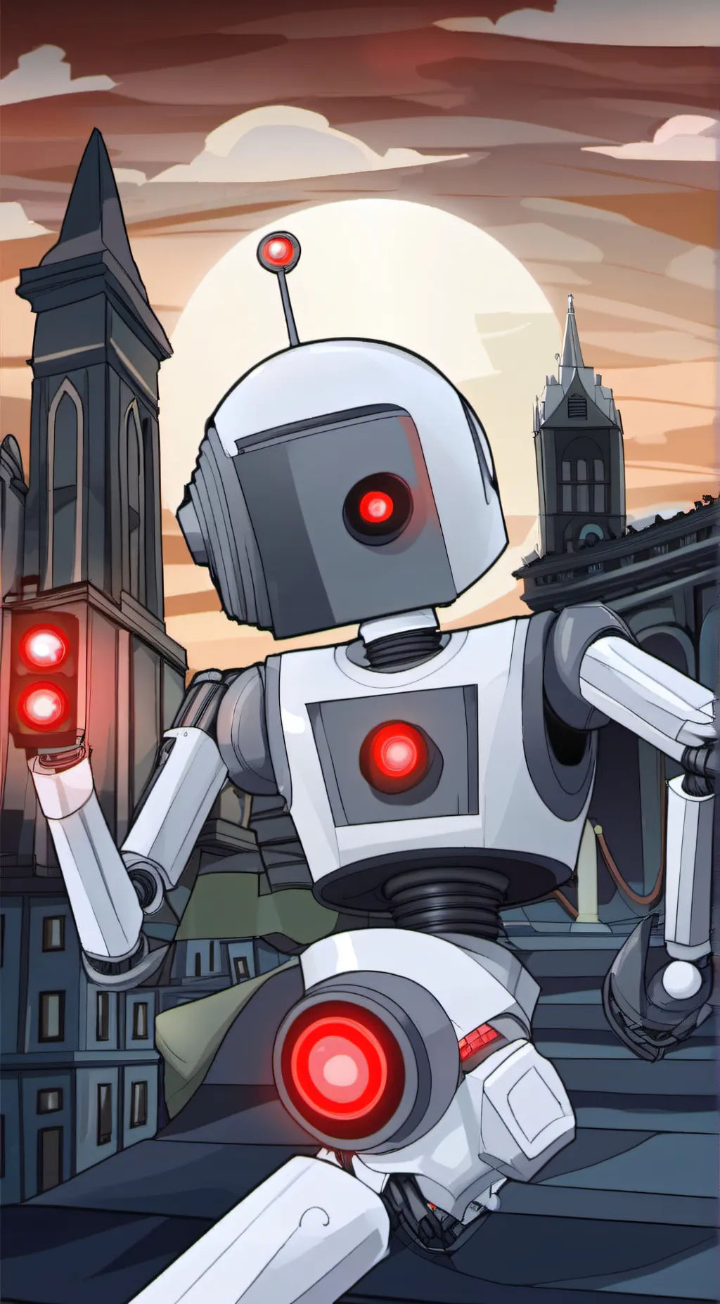 ai character: the robot (the liv background