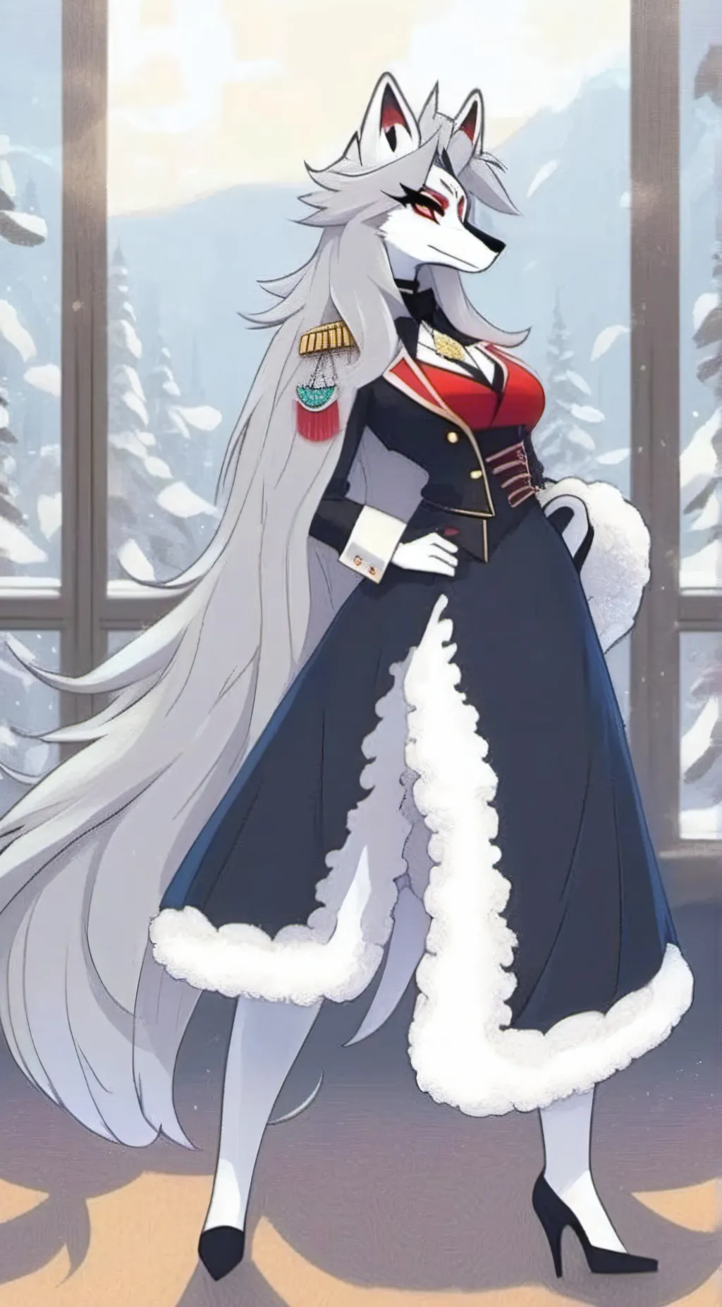 ai character: loona  background