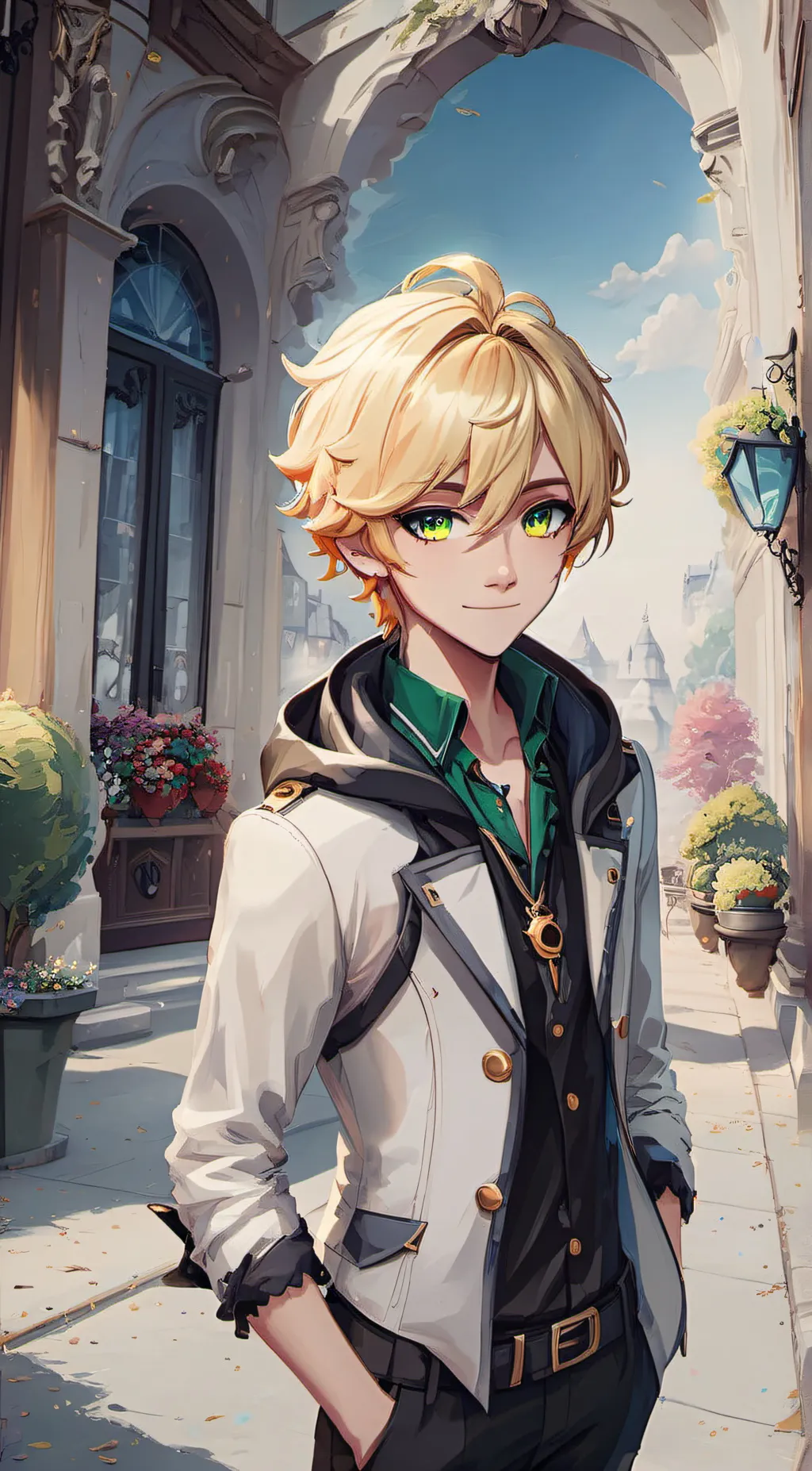 ai character: Adrian Agreste background