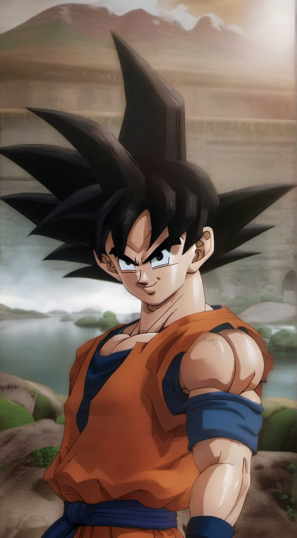 ai character: goku background