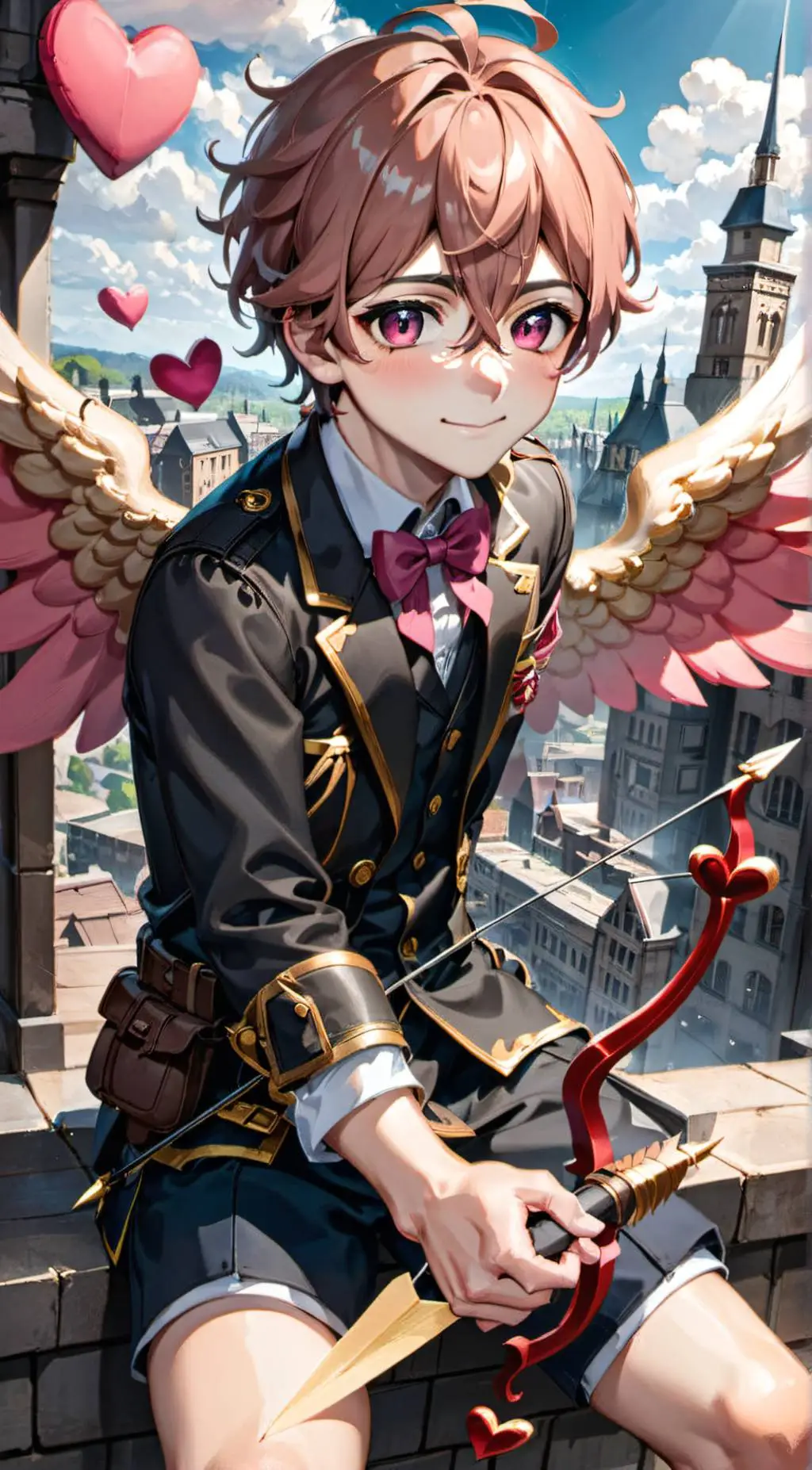 ai character: 🏹💕 Axel 💕🏹 background