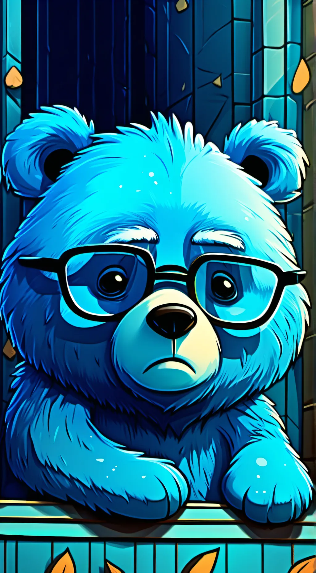 ai character: TOBYBEAR background