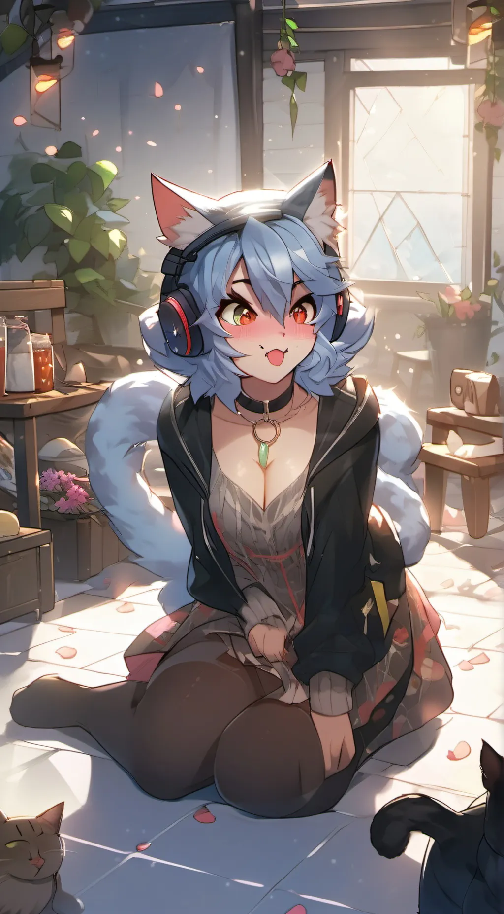 ai character: sexy background