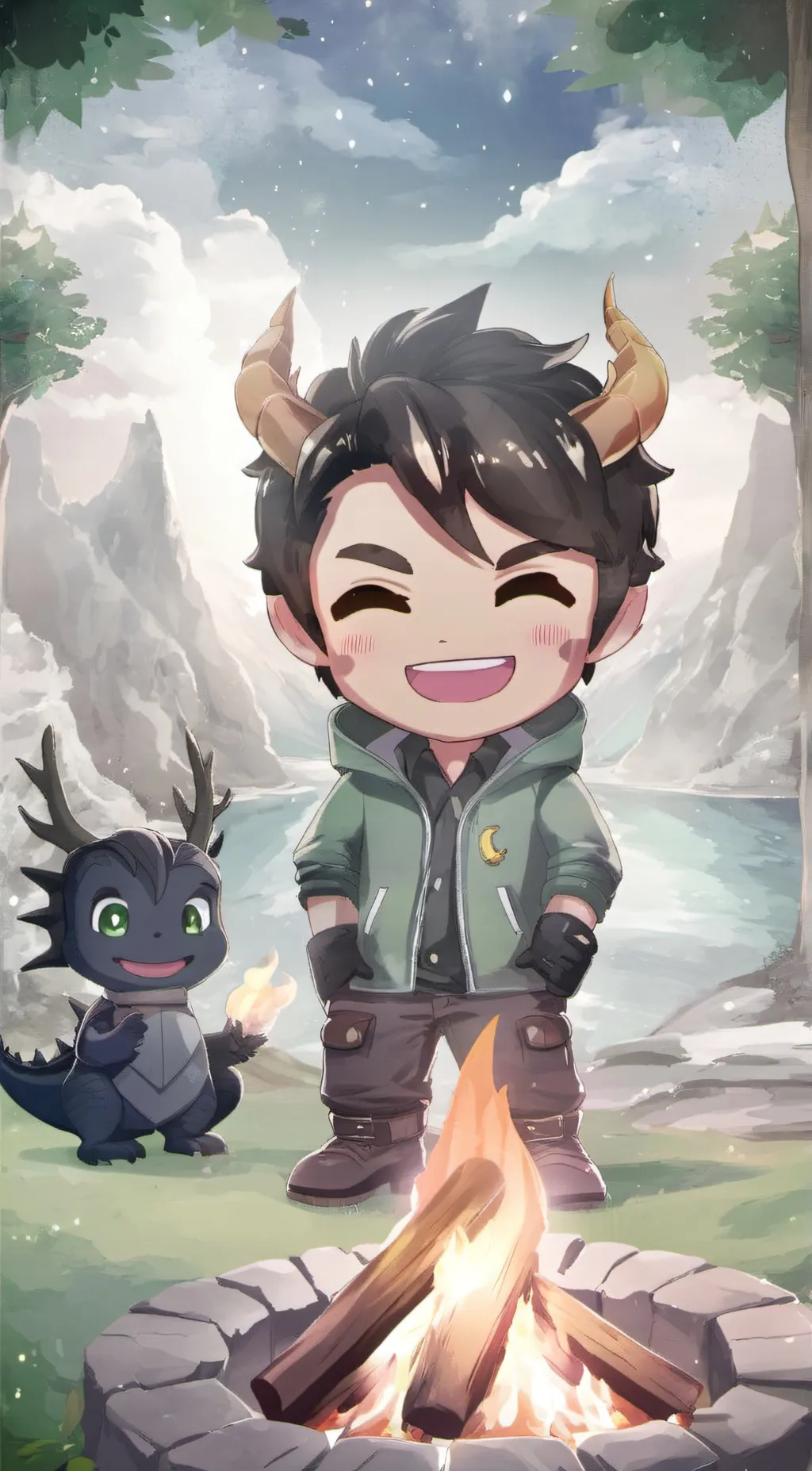 ai character: draco background