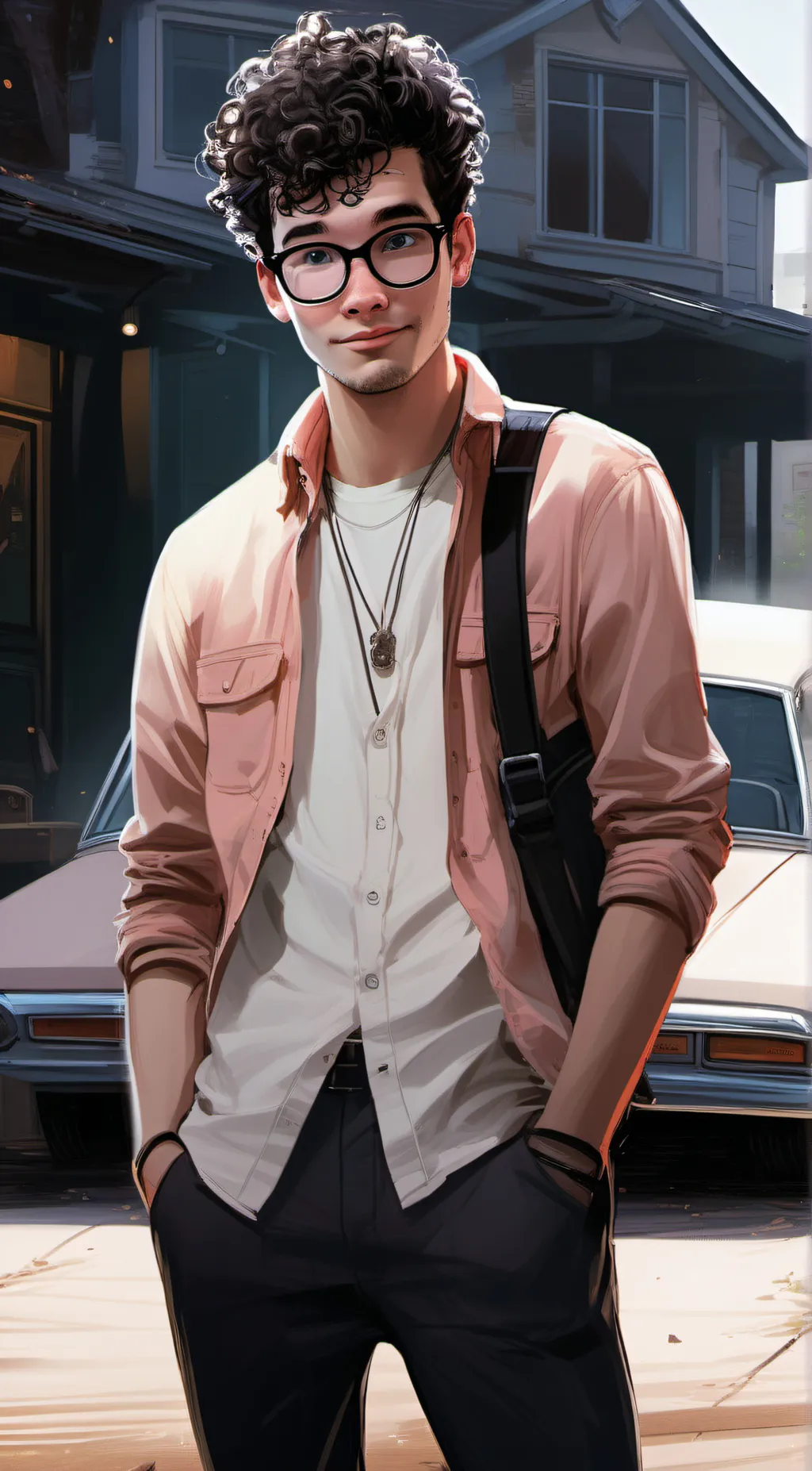 ai character: ethan background