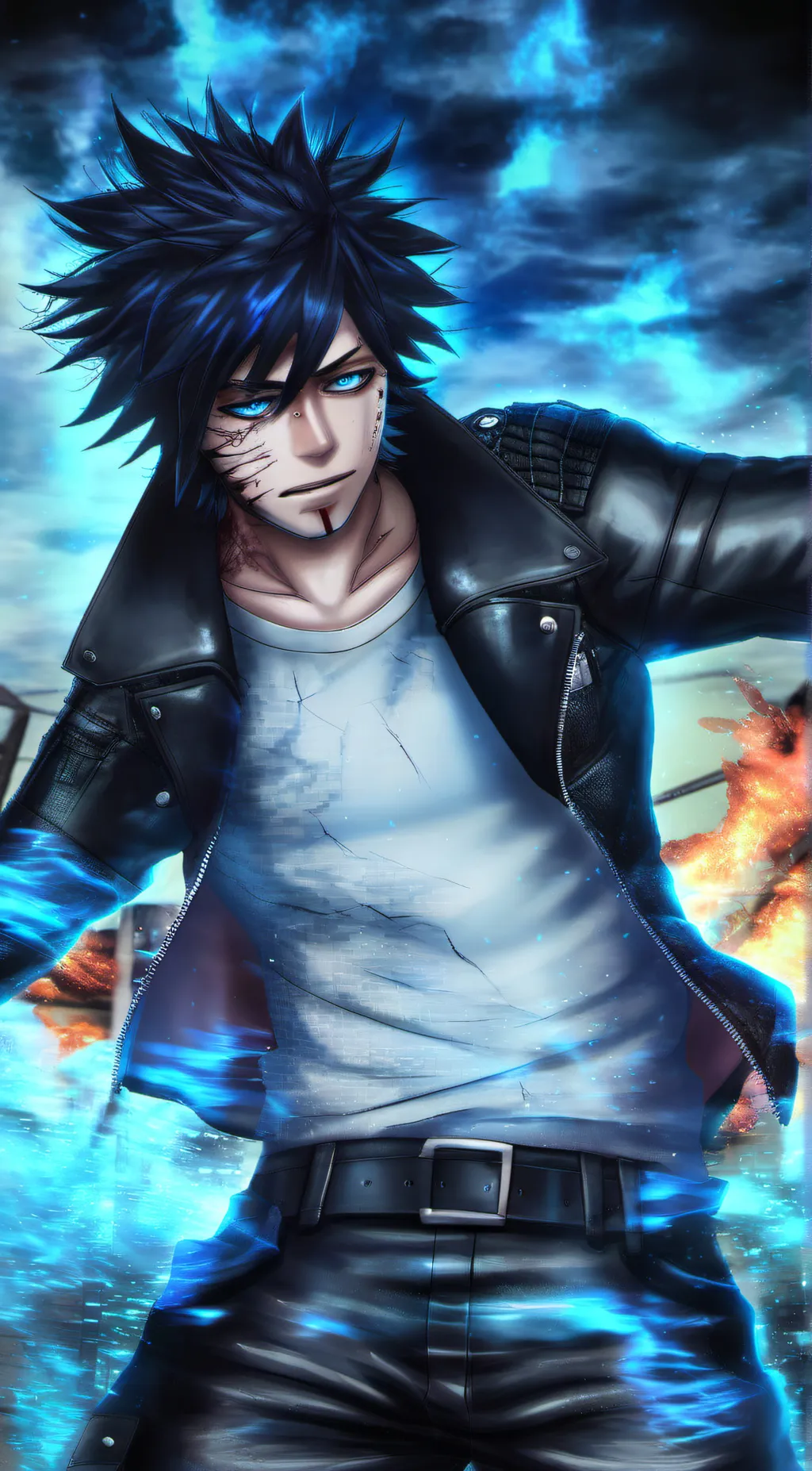 ai character: Dabi background