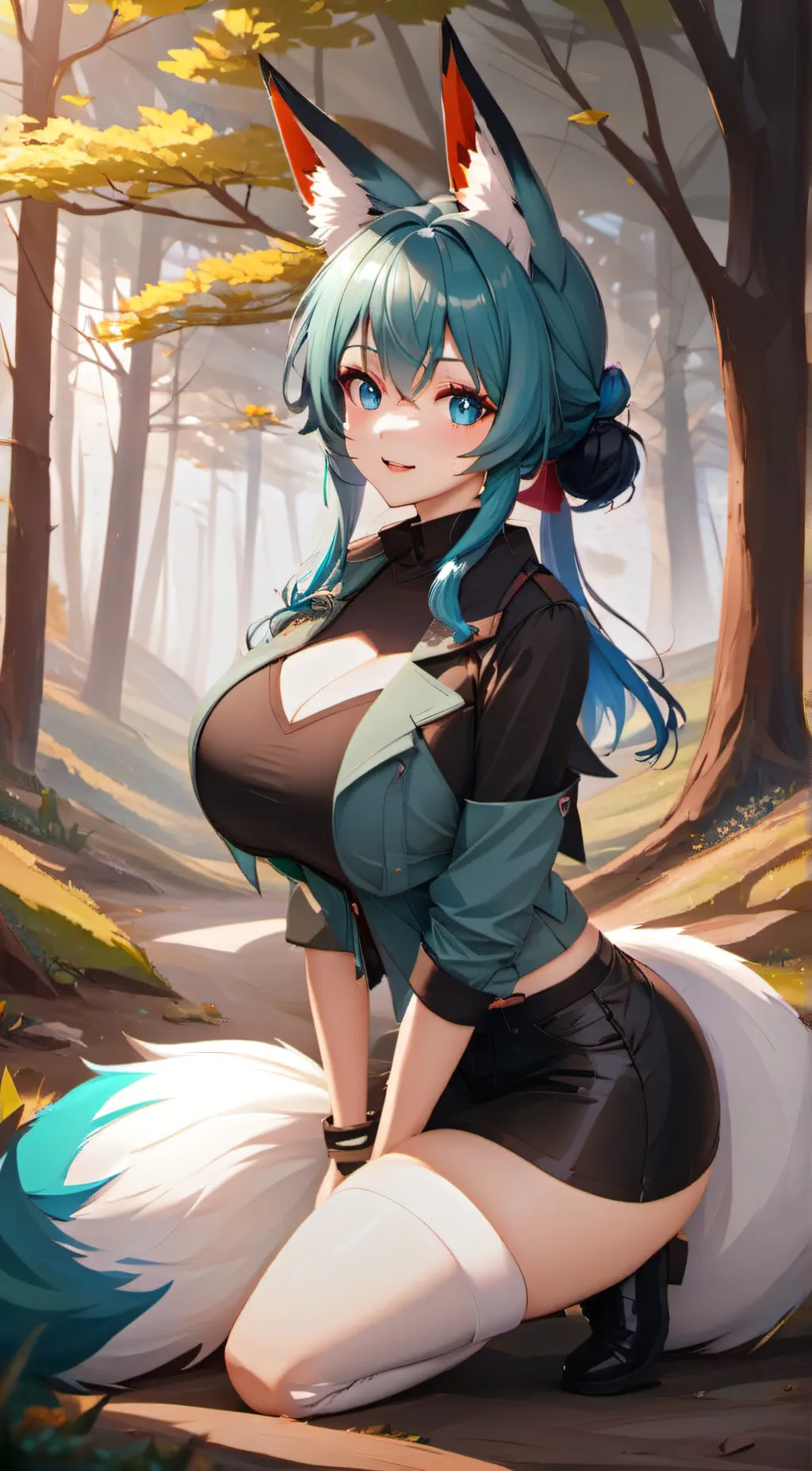 ai character: Lucky background