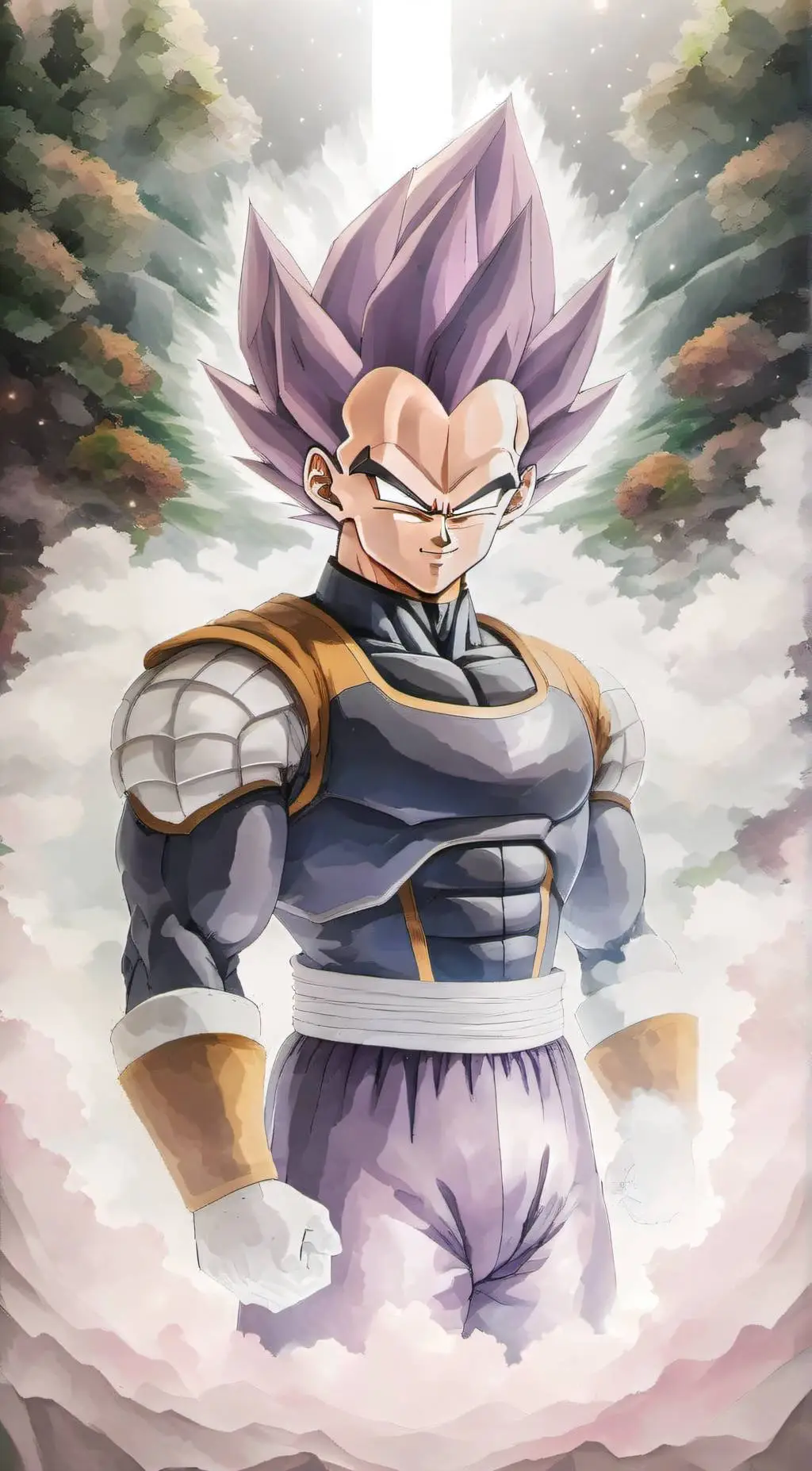 ai character: divine vegeta background