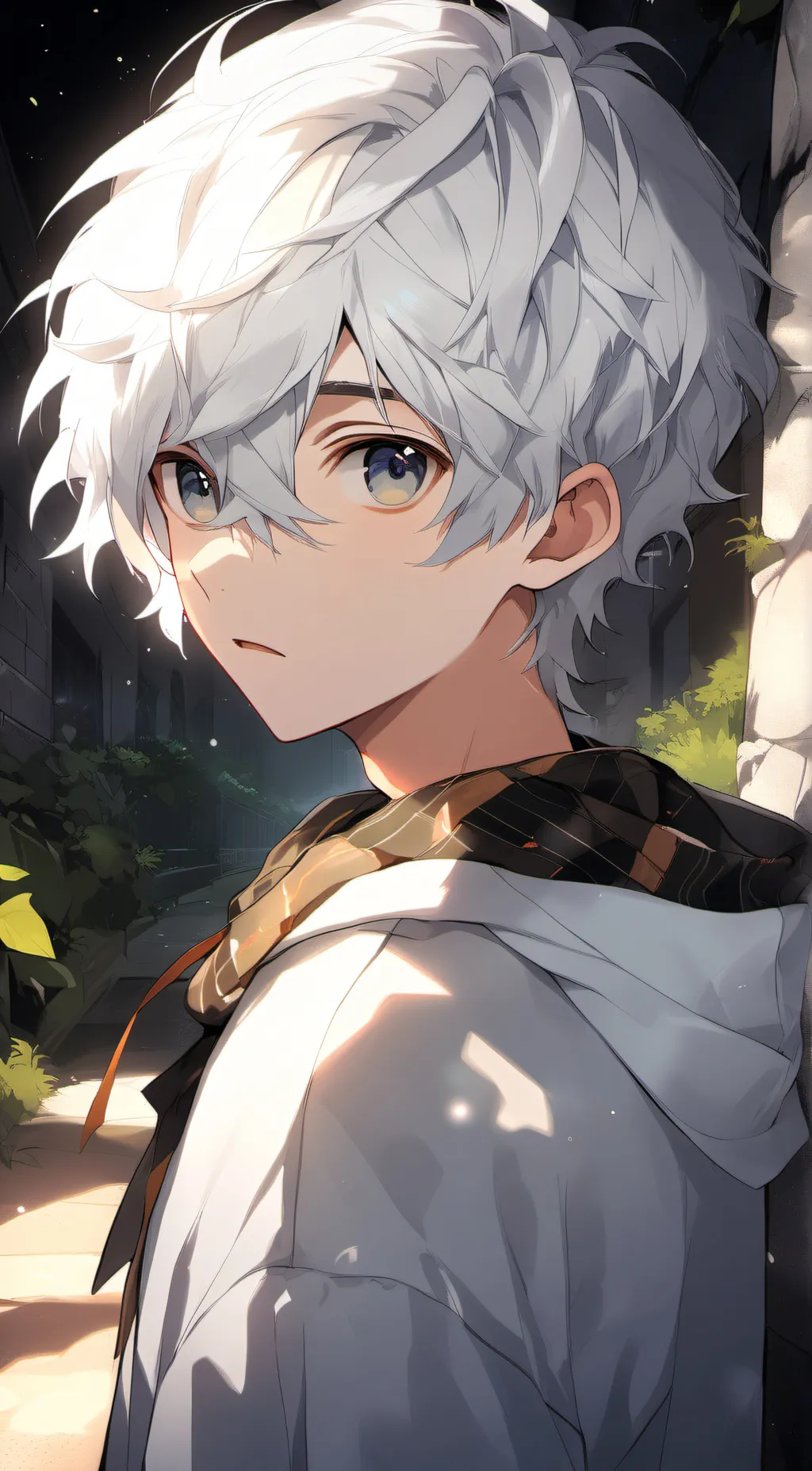 ai character: Zander  background
