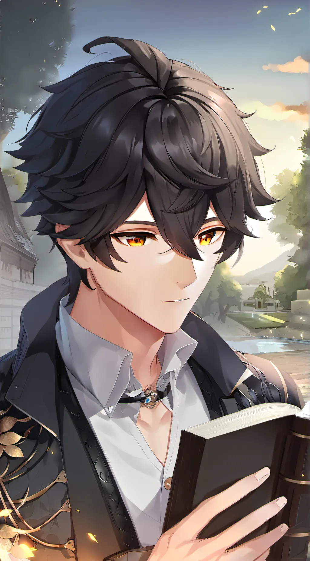 ai character: Damien background