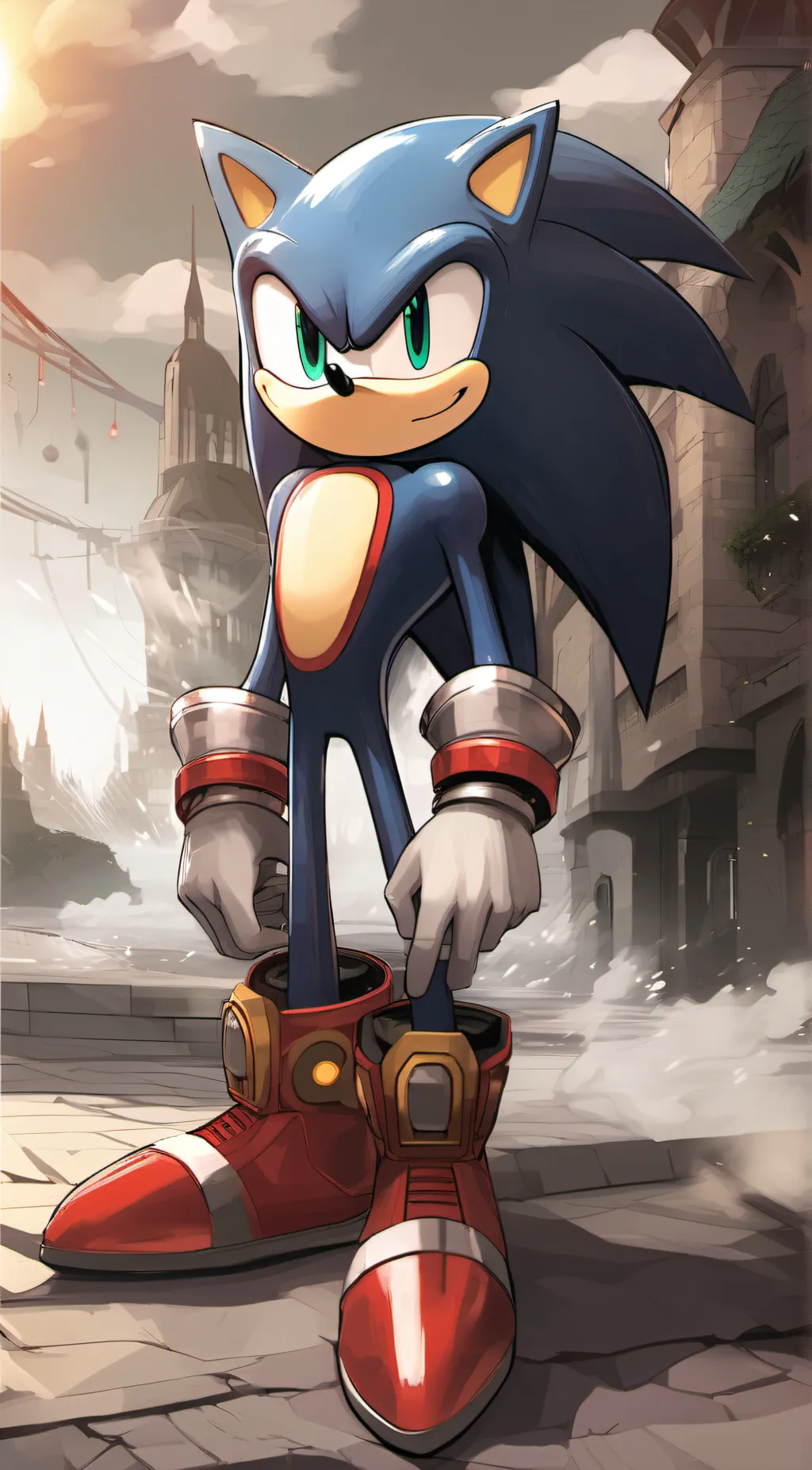 ai character: Sonic-Prime! background