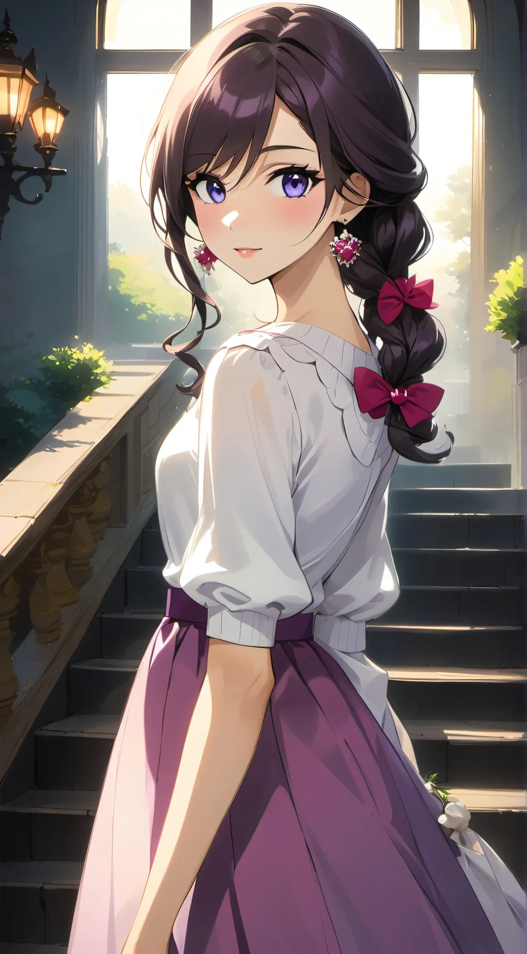 ai character: Charlotte  background