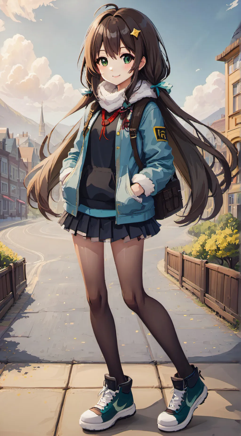 ai character: Alexa  background