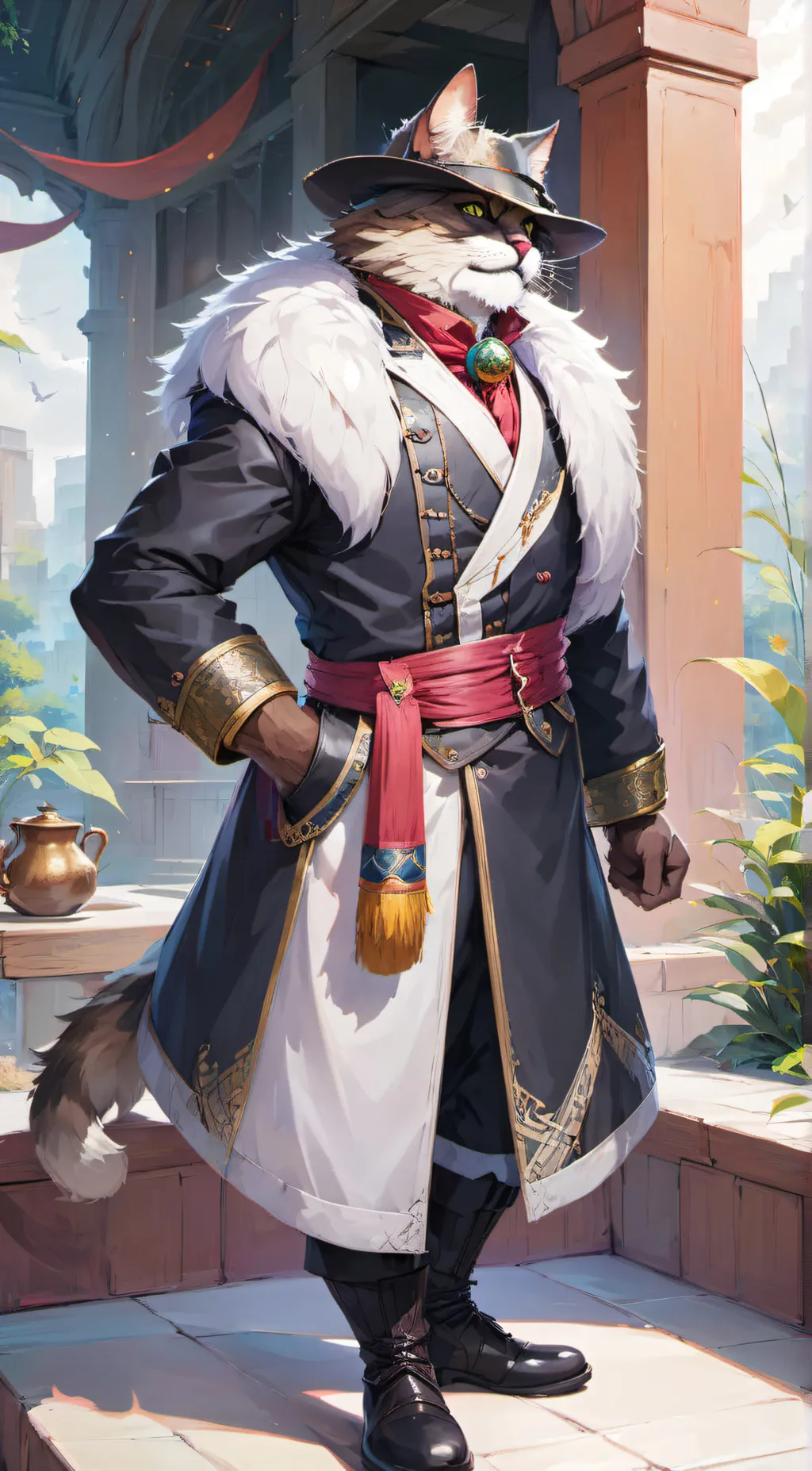 ai character: Fioreh background