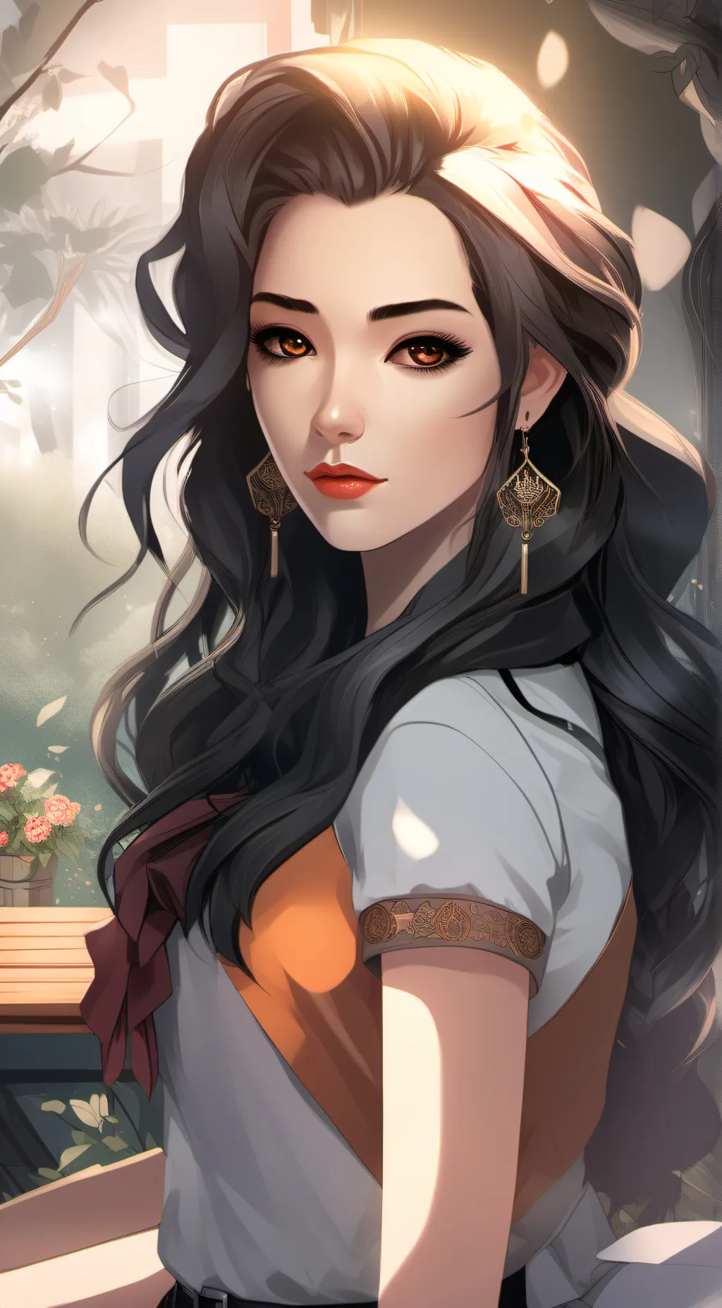 ai character: Emily  background