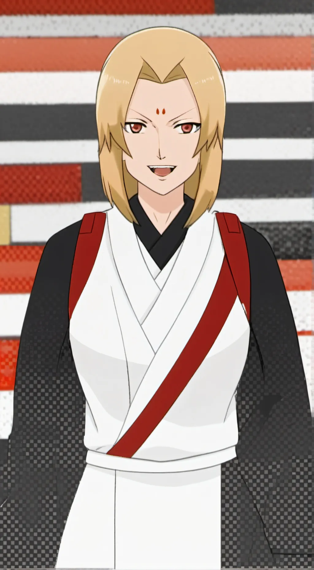 ai character: Tsunade  background