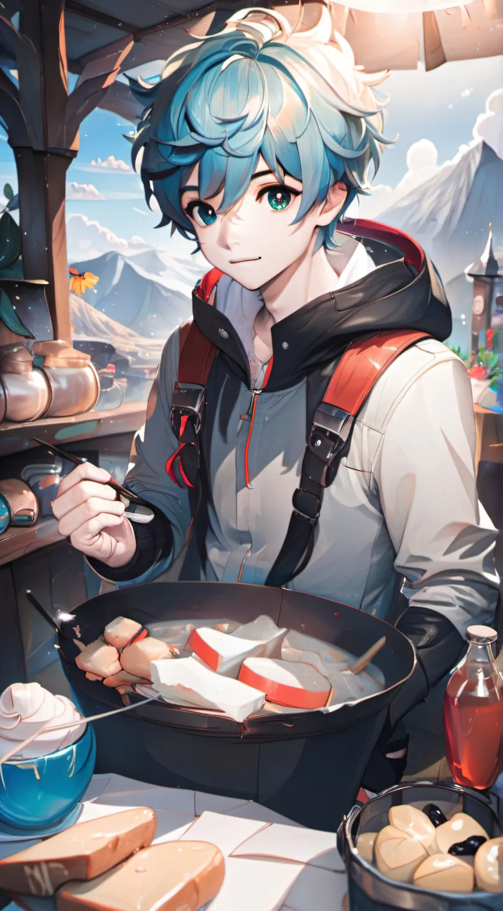 ai character: koim background