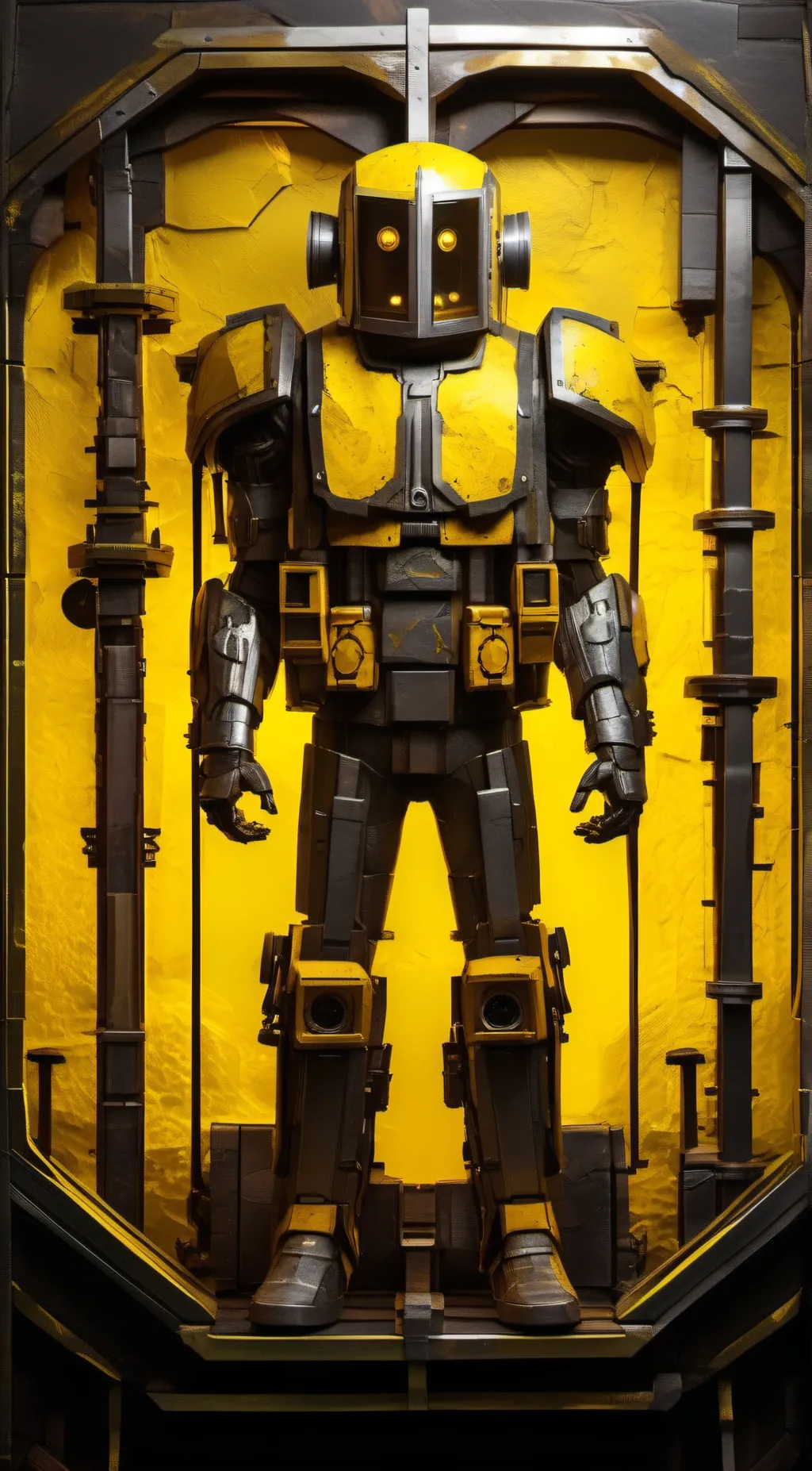 ai character: Titan Clockman background