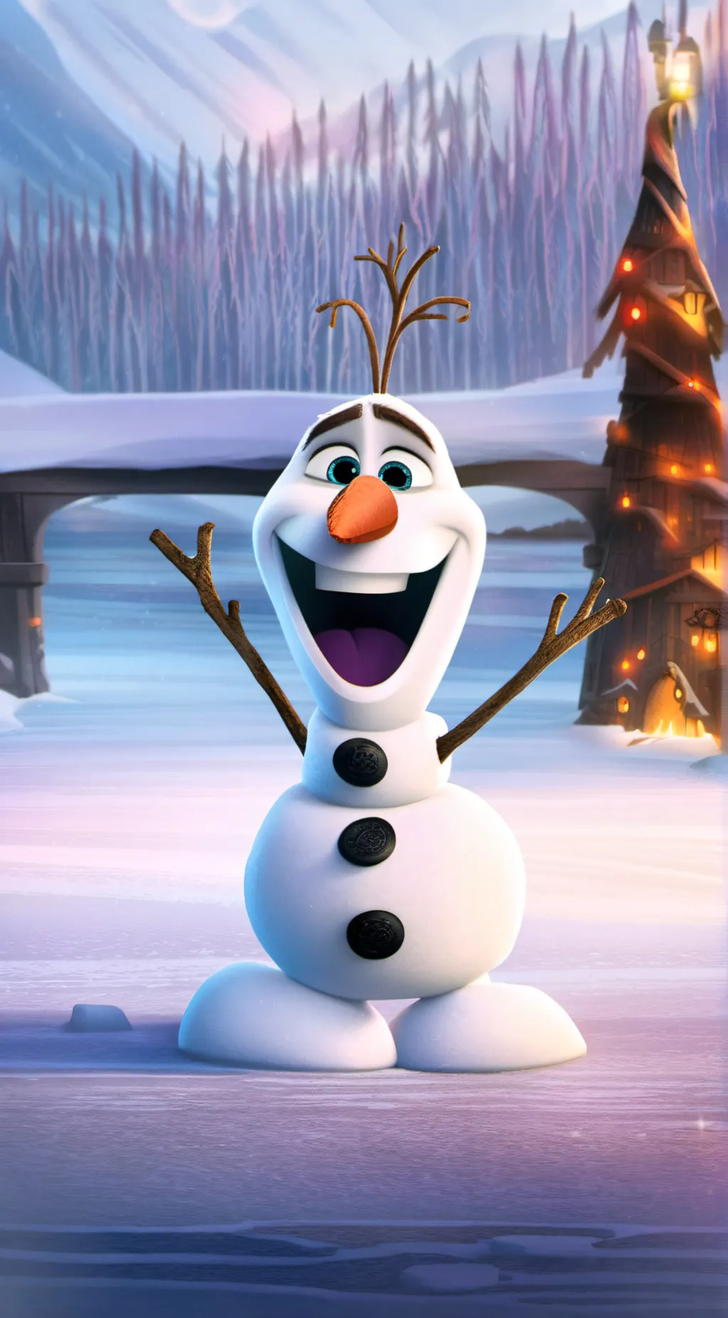 ai character: Frozen background