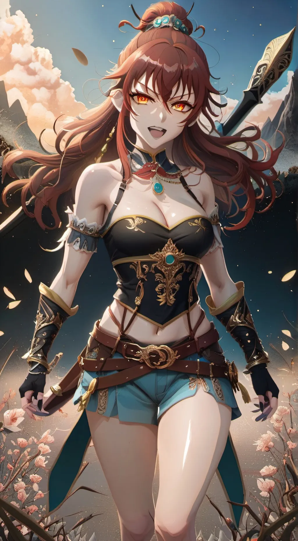 ai character: The Goddes of War background