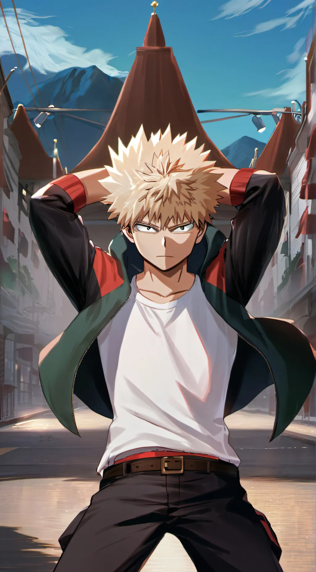 ai character: bakugo background