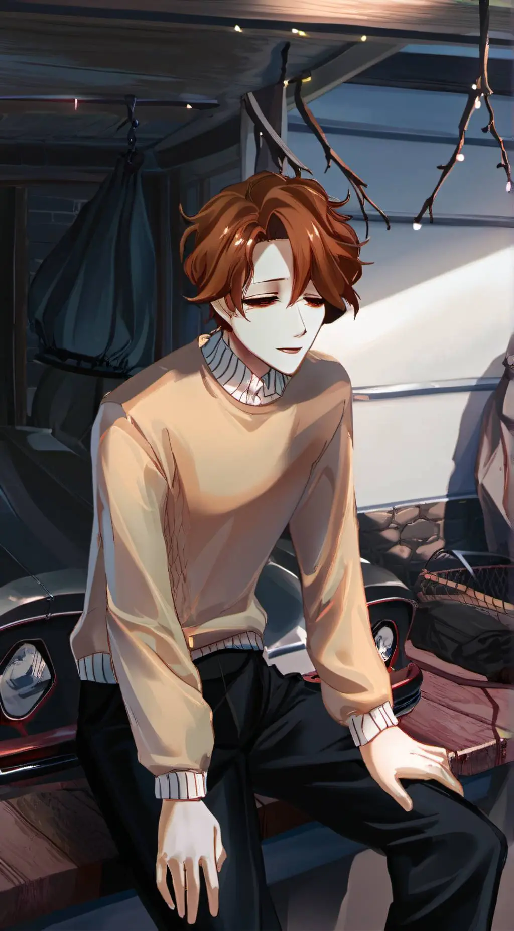 ai character: masky background
